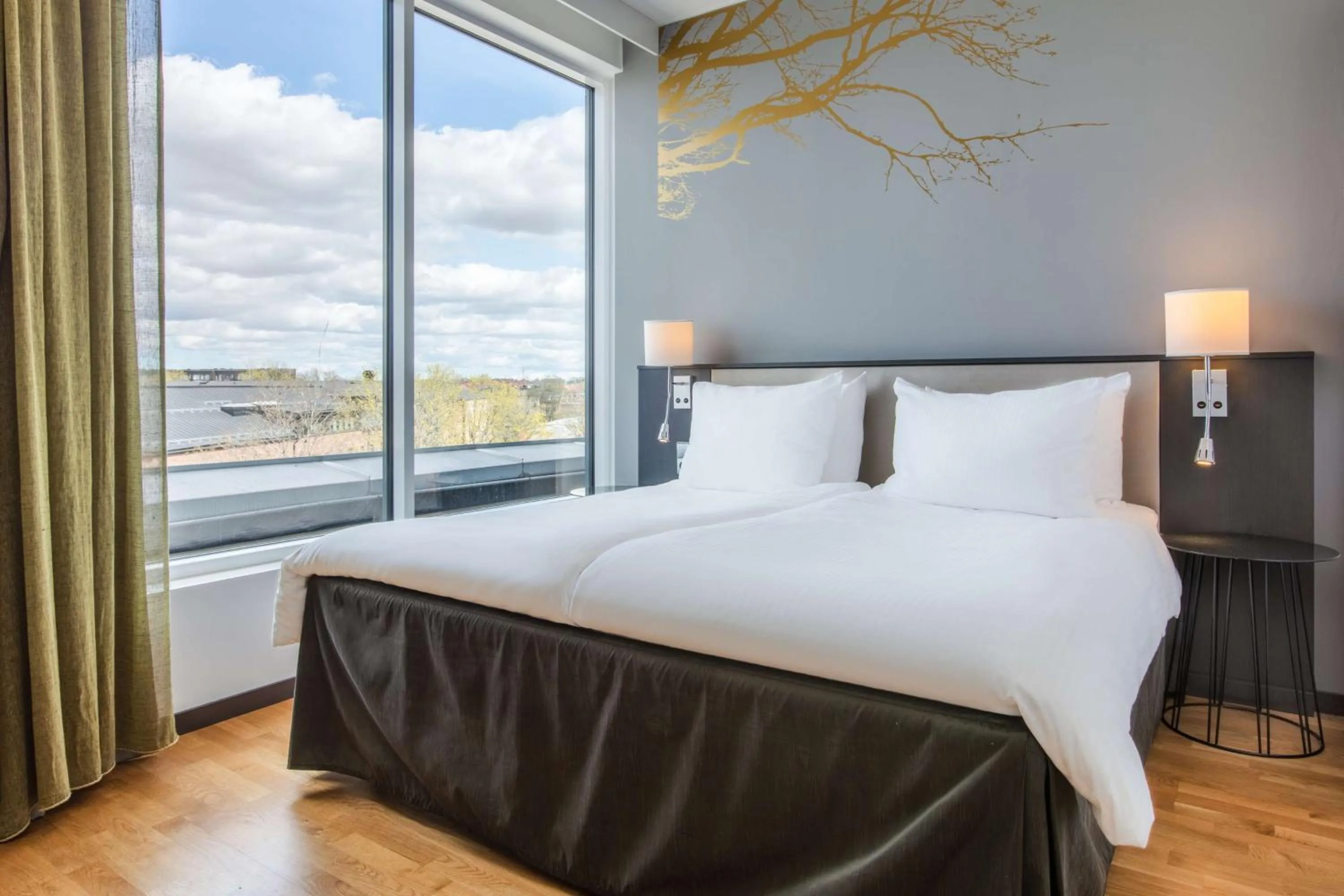 Bed in Radisson Blu Hotel Uppsala