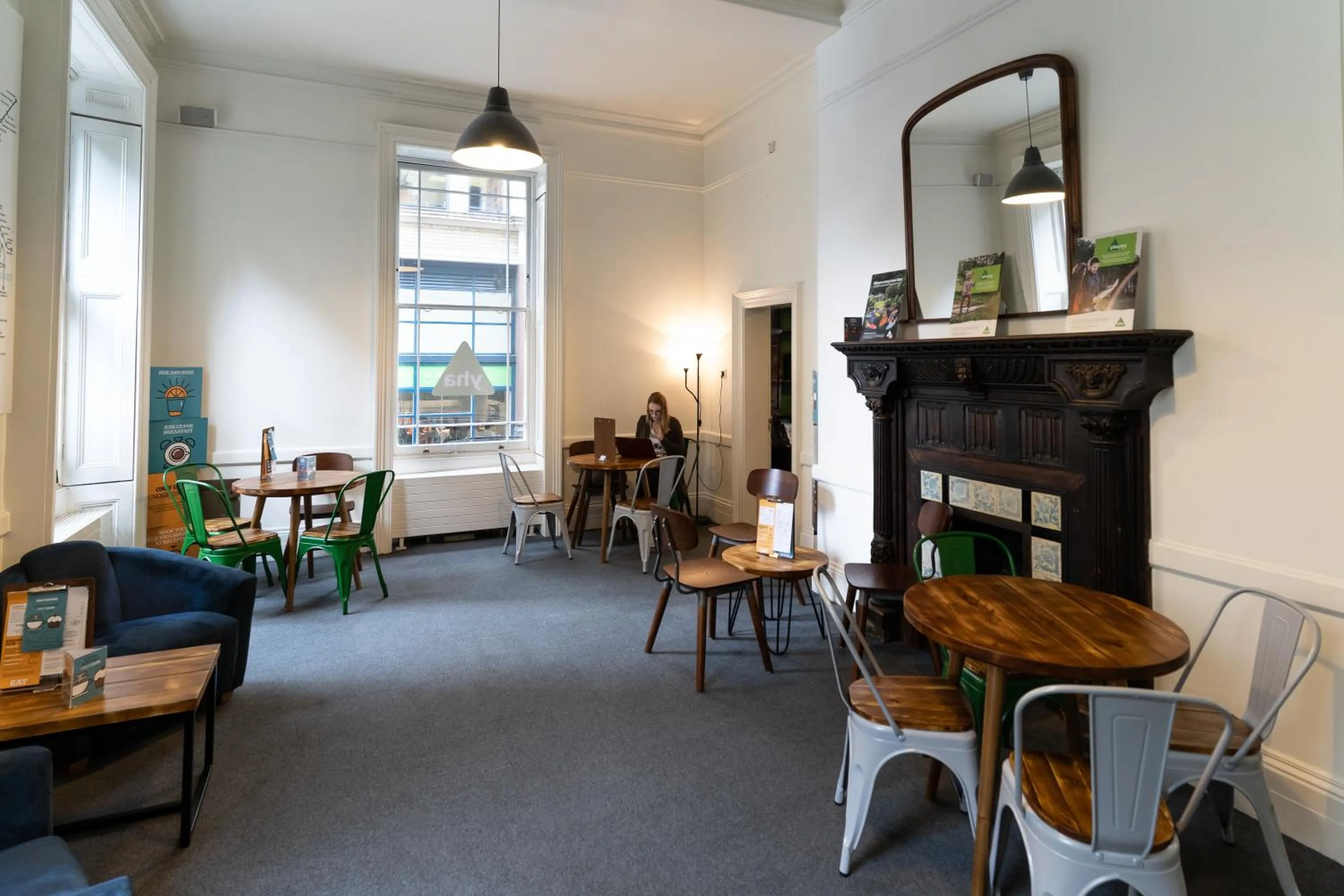 Seating area in YHA London St Paul's