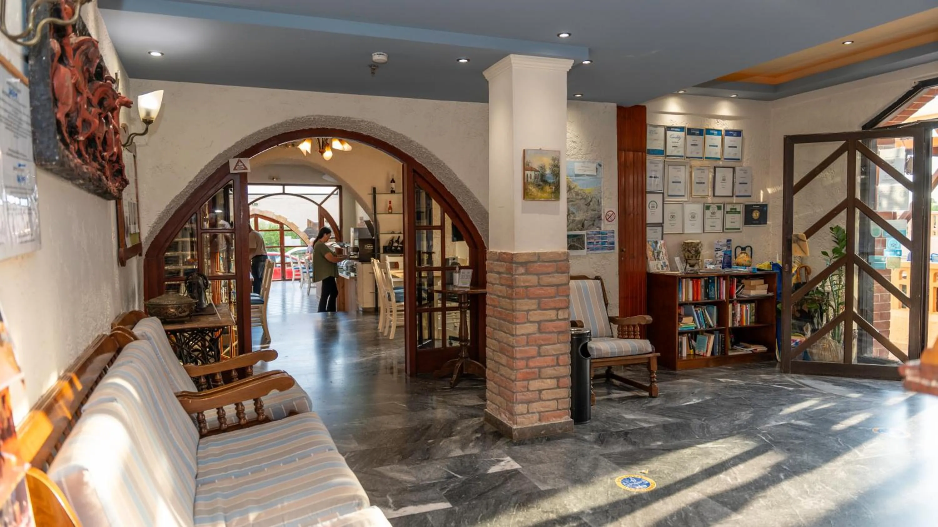 Lobby or reception in Evina Rooms & Suites