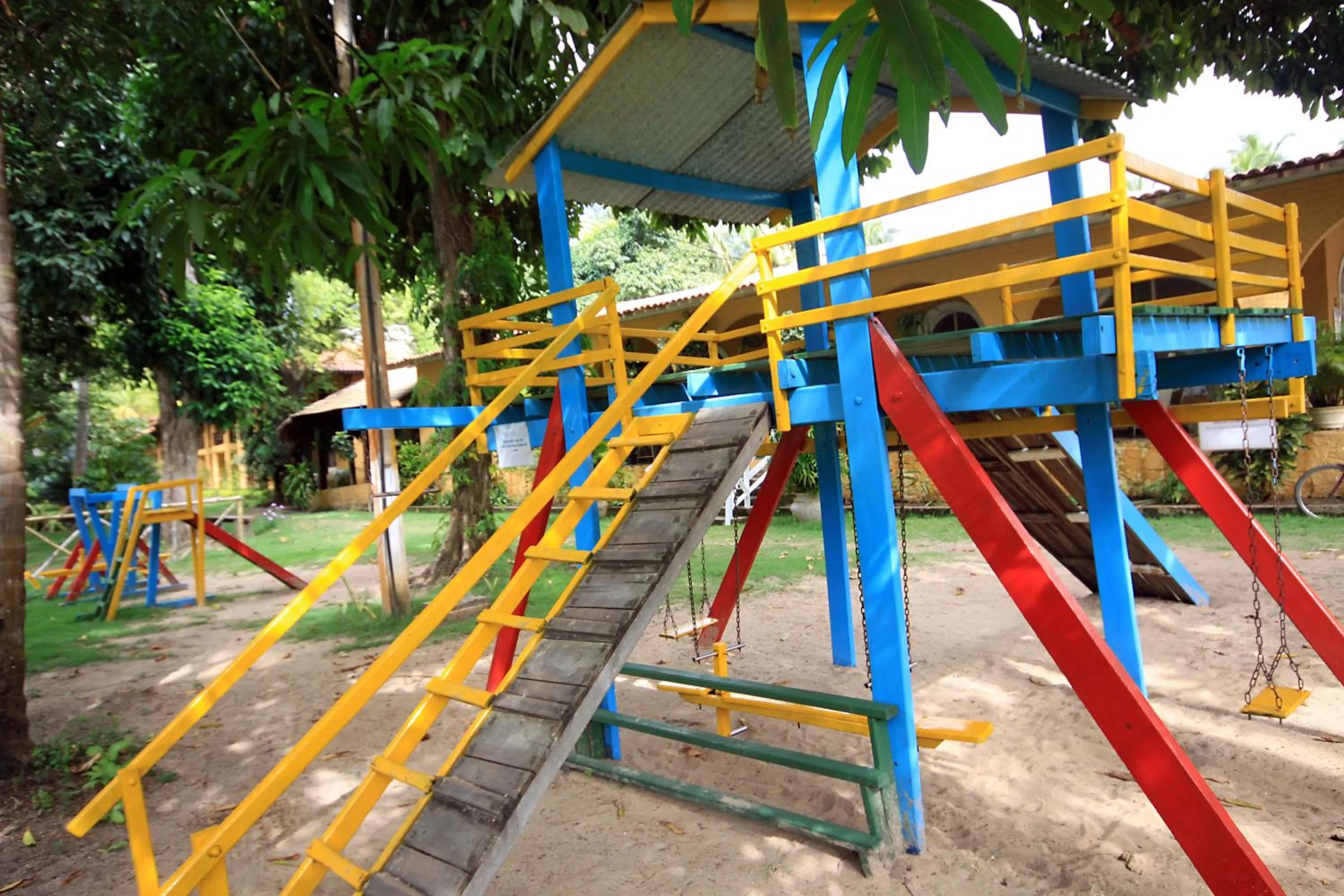 Children play ground in Eco Pousada Paraíso dos Coqueirais