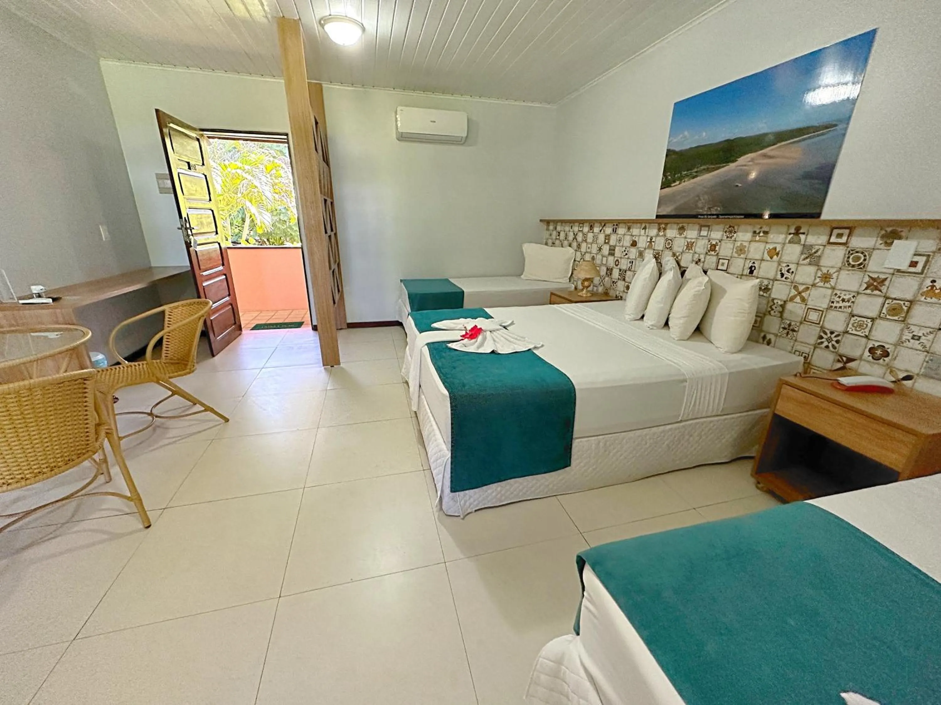 Area and facilities, Bed in Eco Pousada Paraíso dos Coqueirais