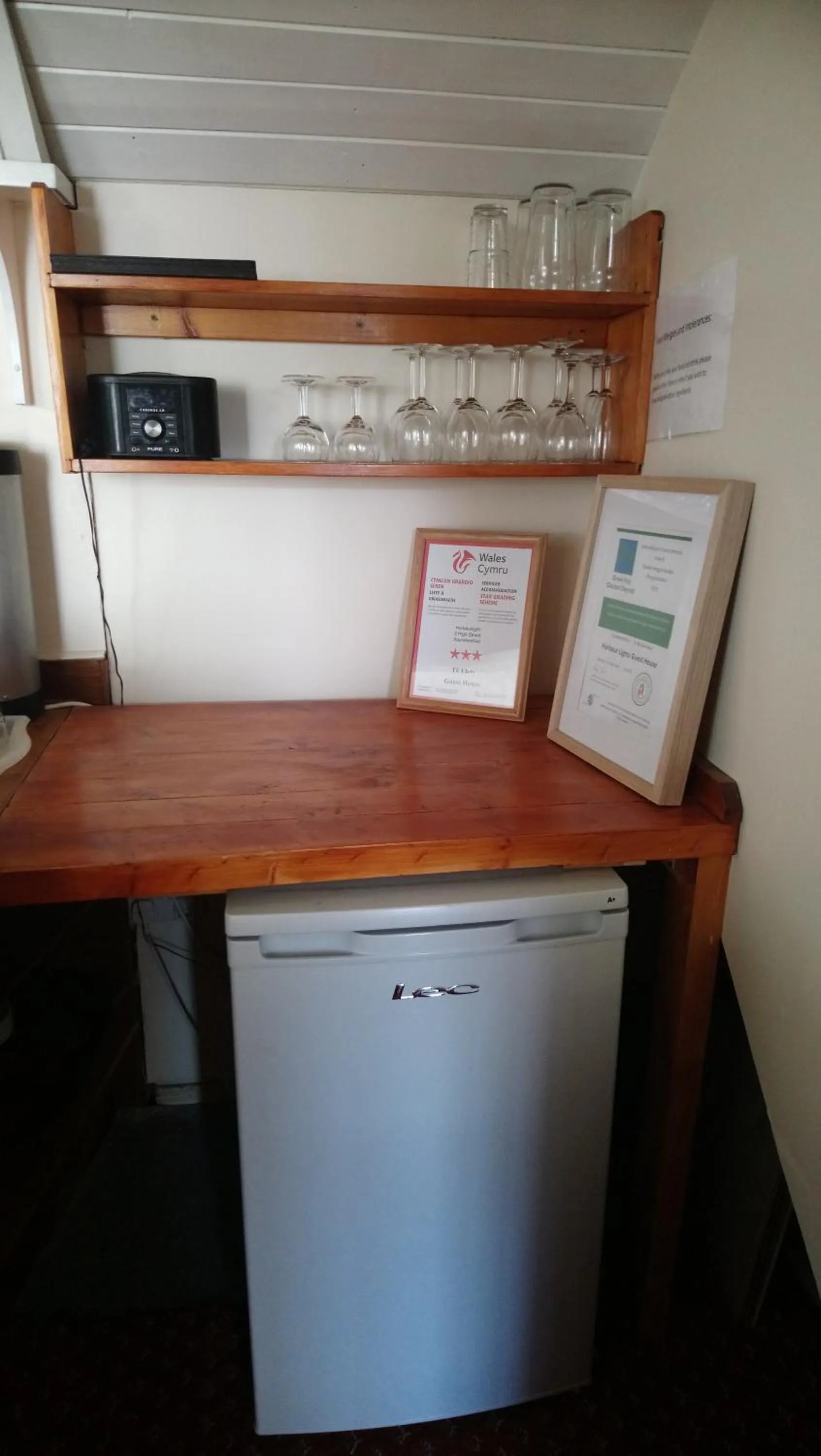 Area and facilities in Harbourlight Guesthouse