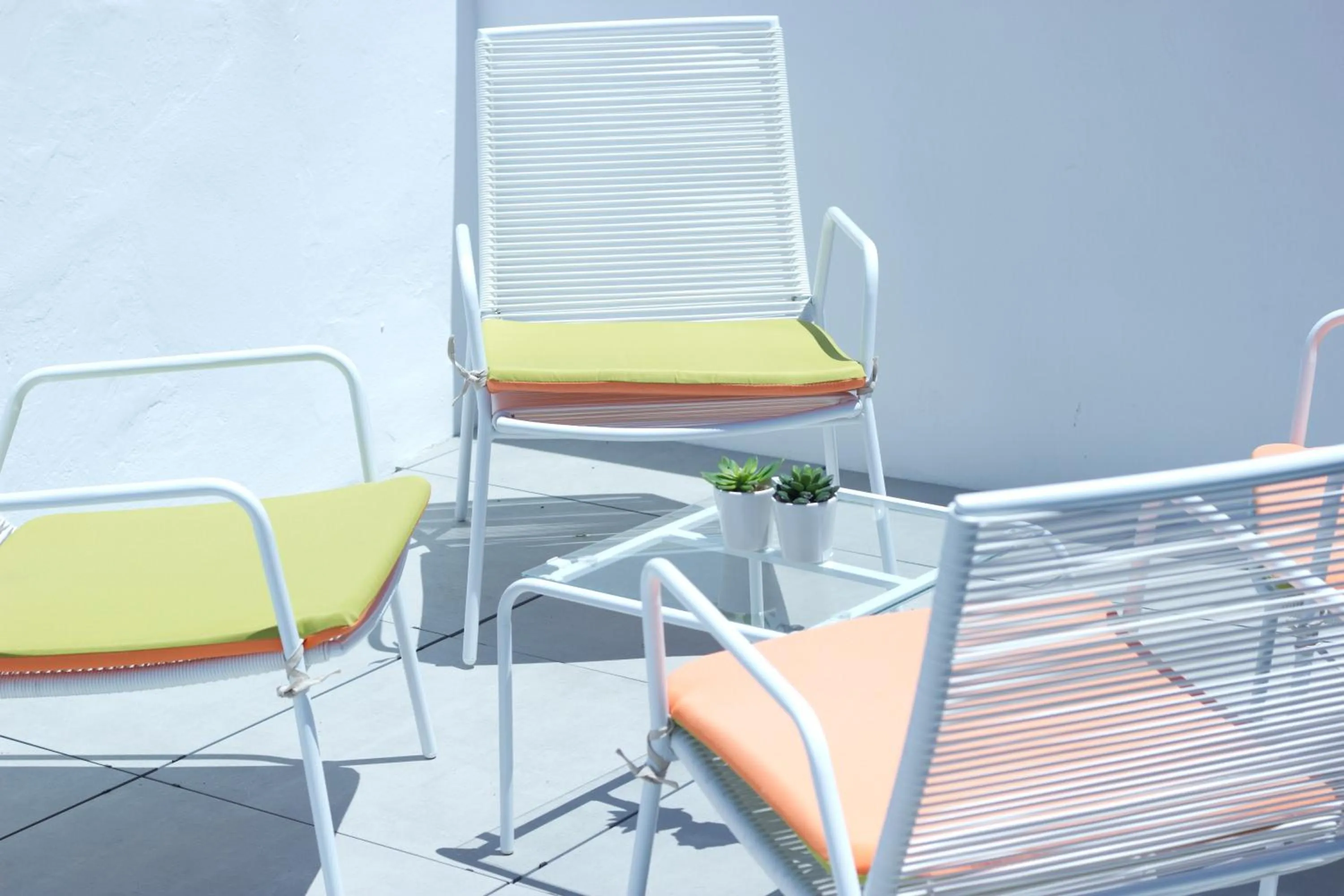 Balcony/Terrace in Life Apartments Alberto Lista