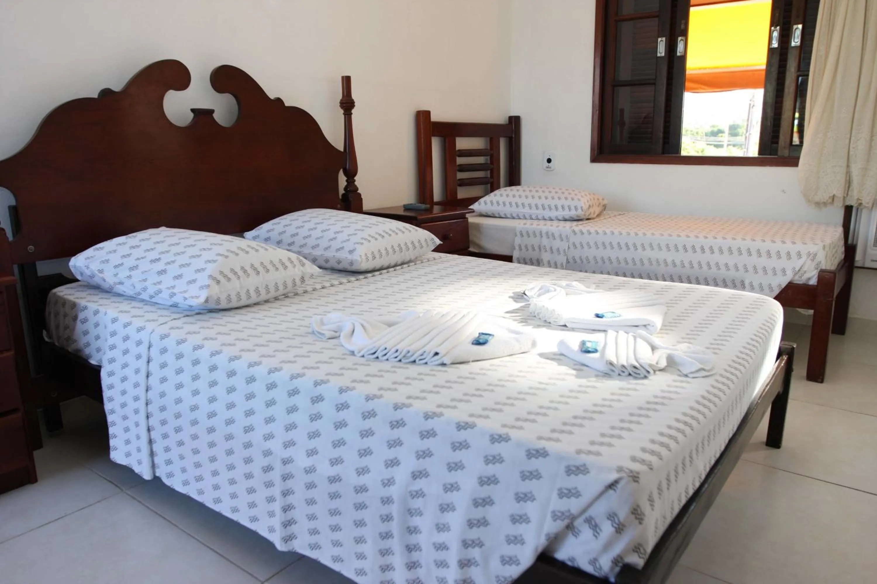 Bed in Hotel Águas Vivas
