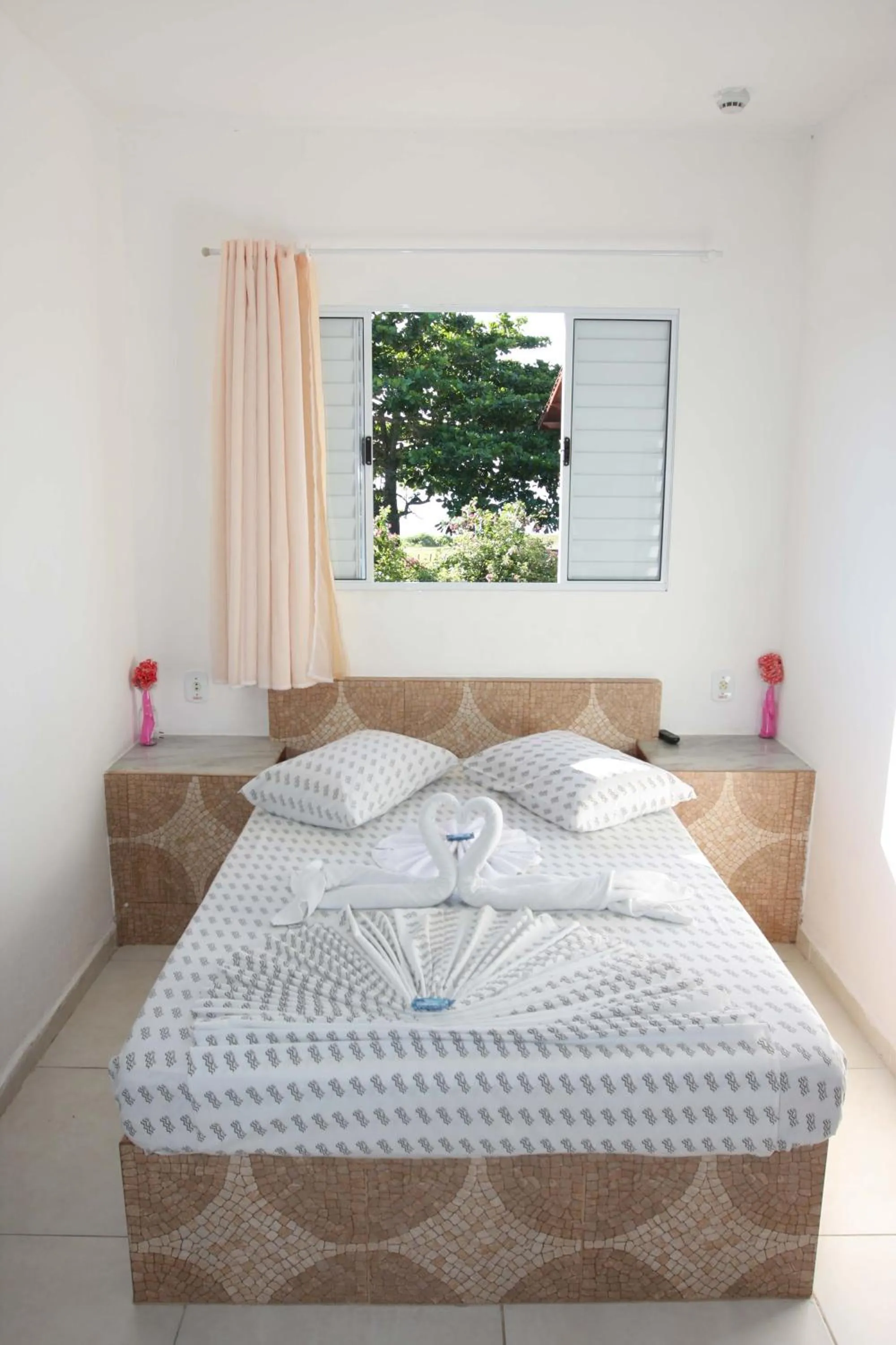 Bed in Hotel Águas Vivas