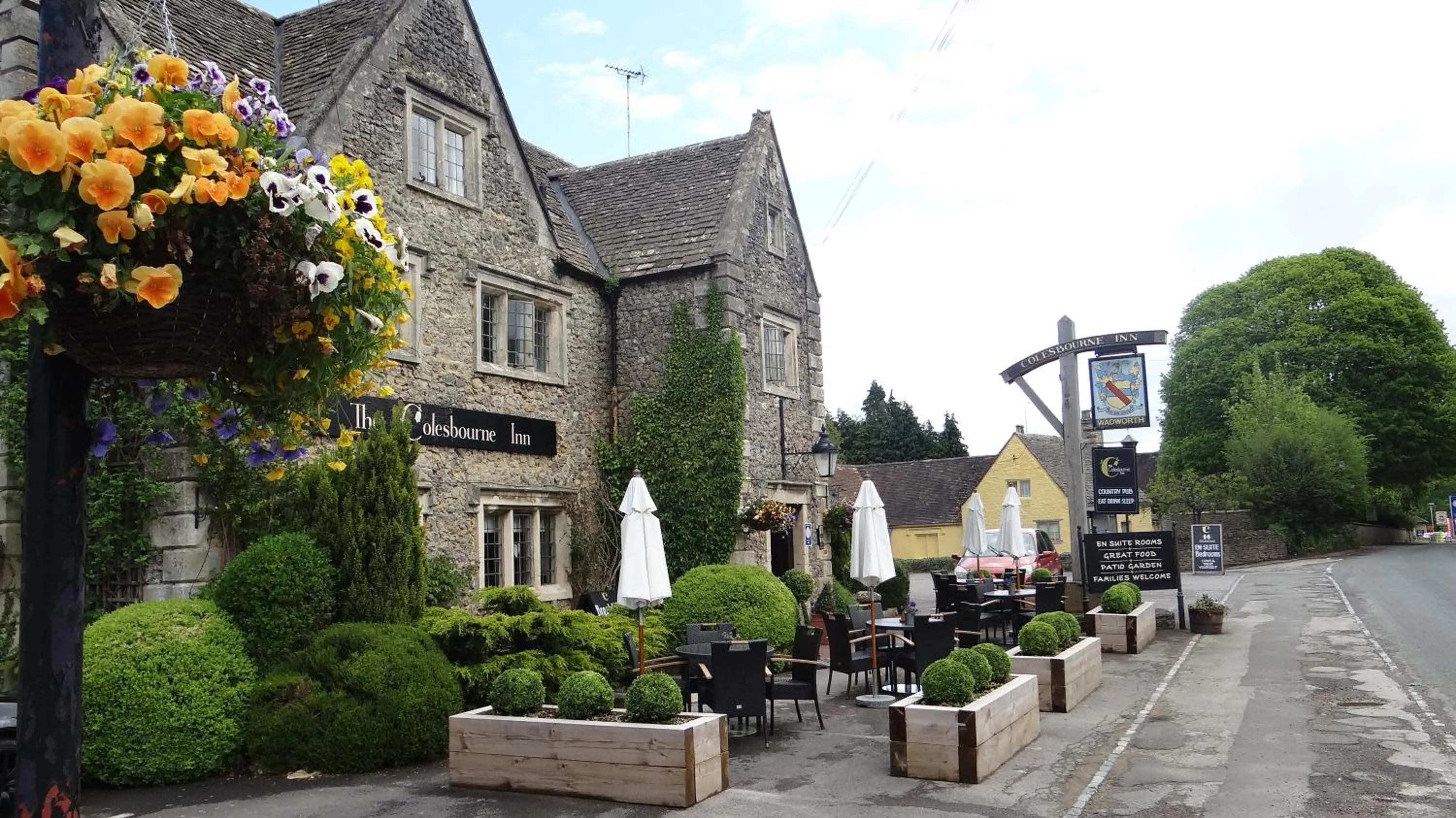 Garden in The Colesbourne Inn