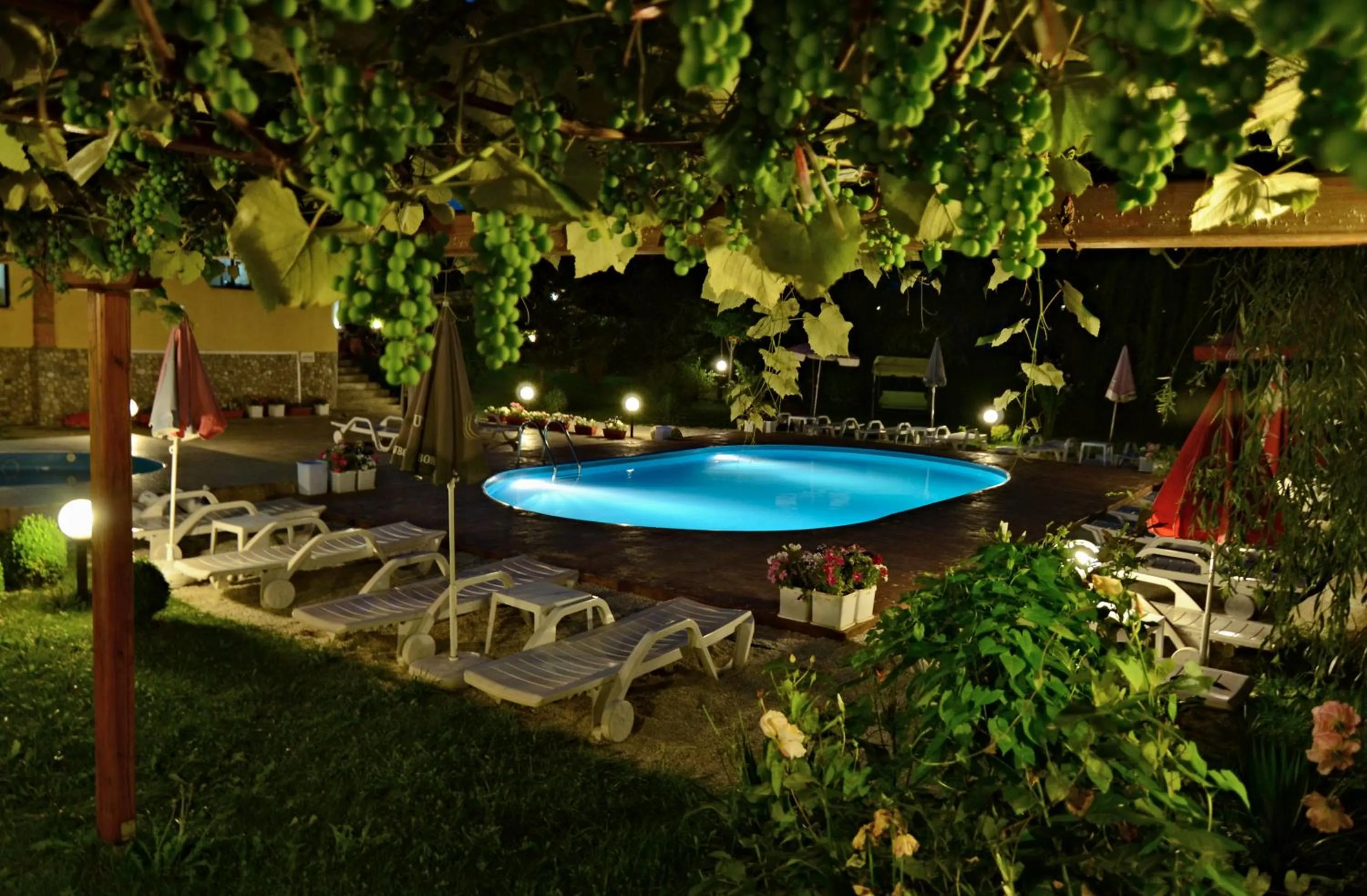 Patio in Family Hotel Iv