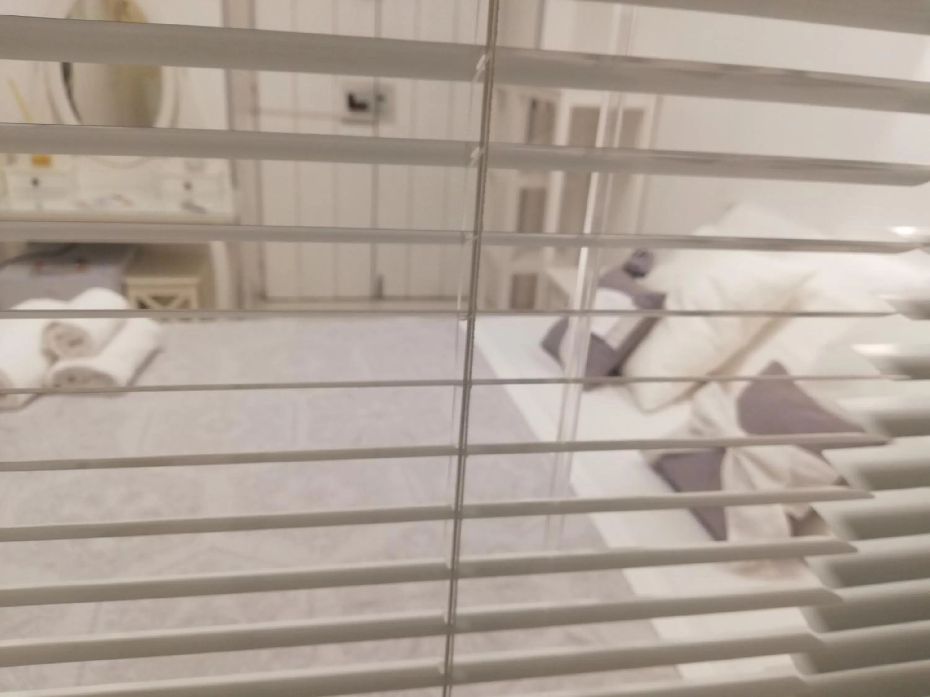 Bedroom, Bunk Bed in White Room