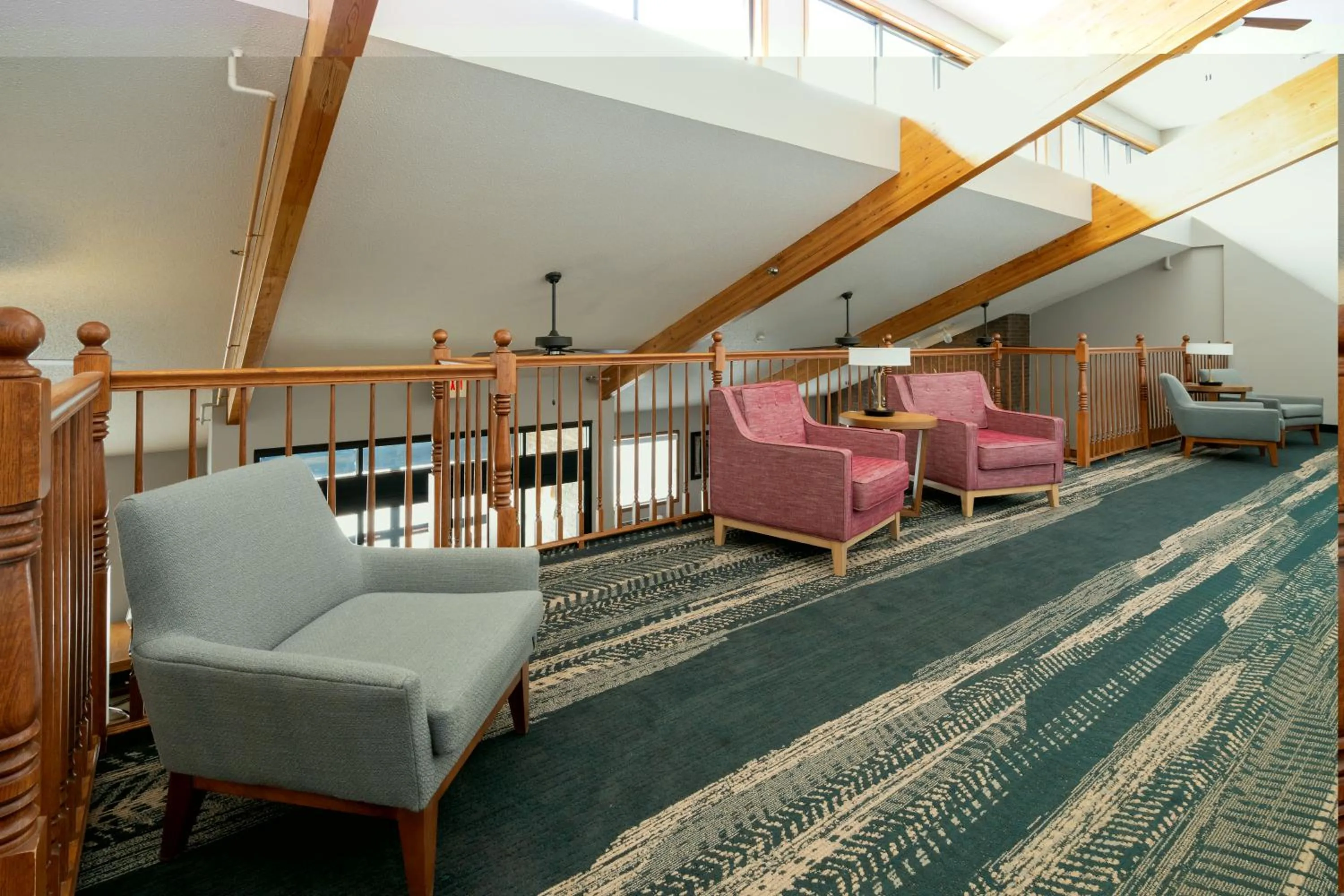 Seating area in AmericInn by Wyndham Valley City Conference Center