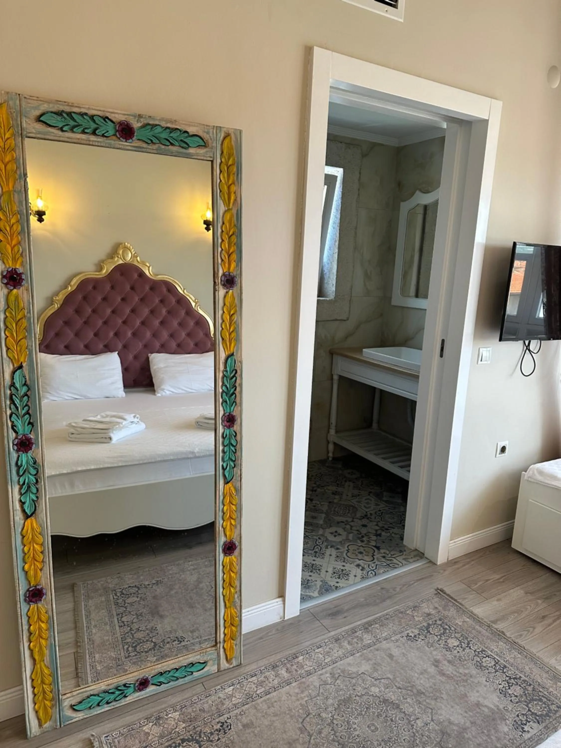 Bed in Grand Alaçatı Butik Hotel