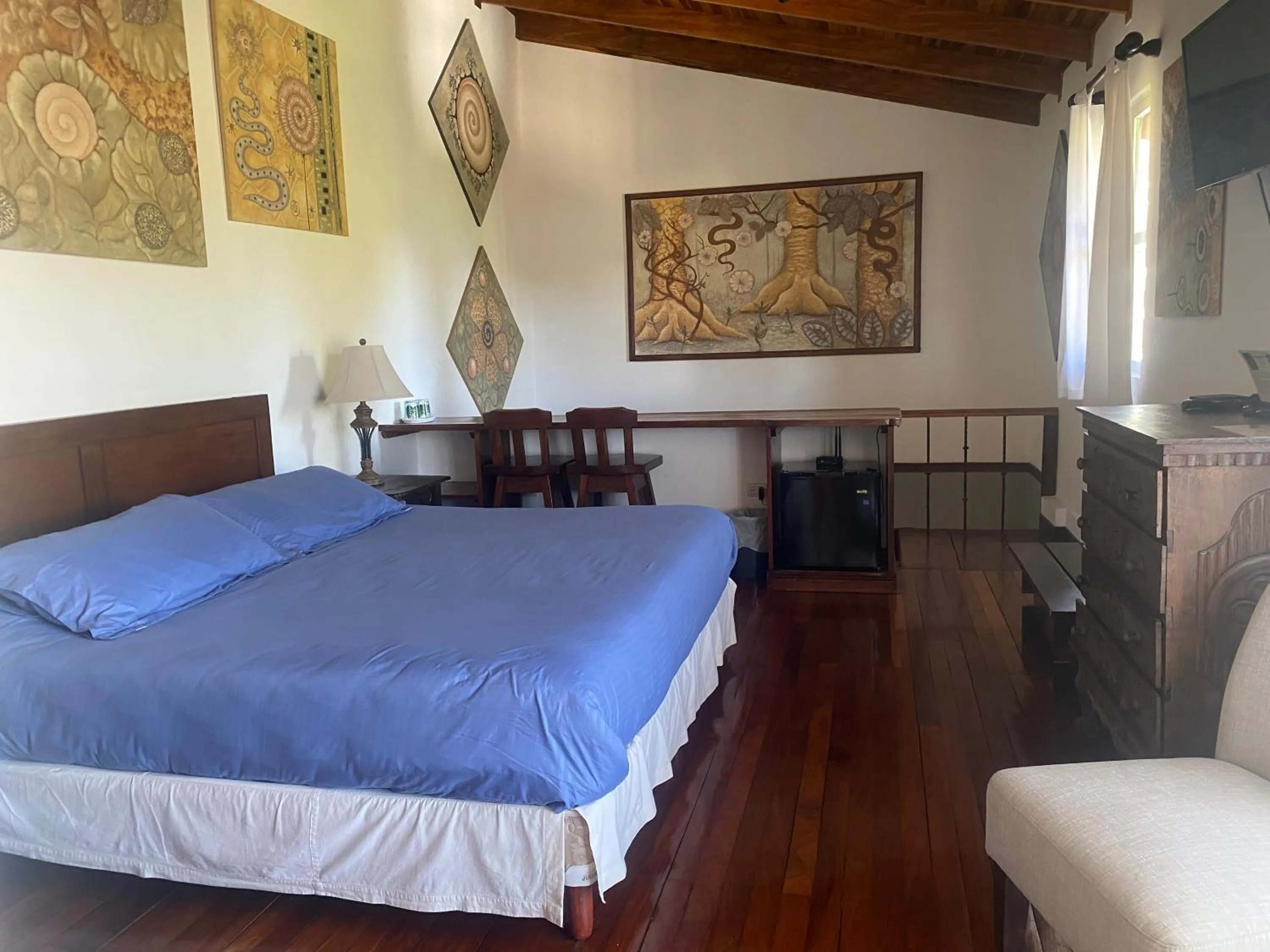 Bed in Tierra Magica B&B and Art Studio