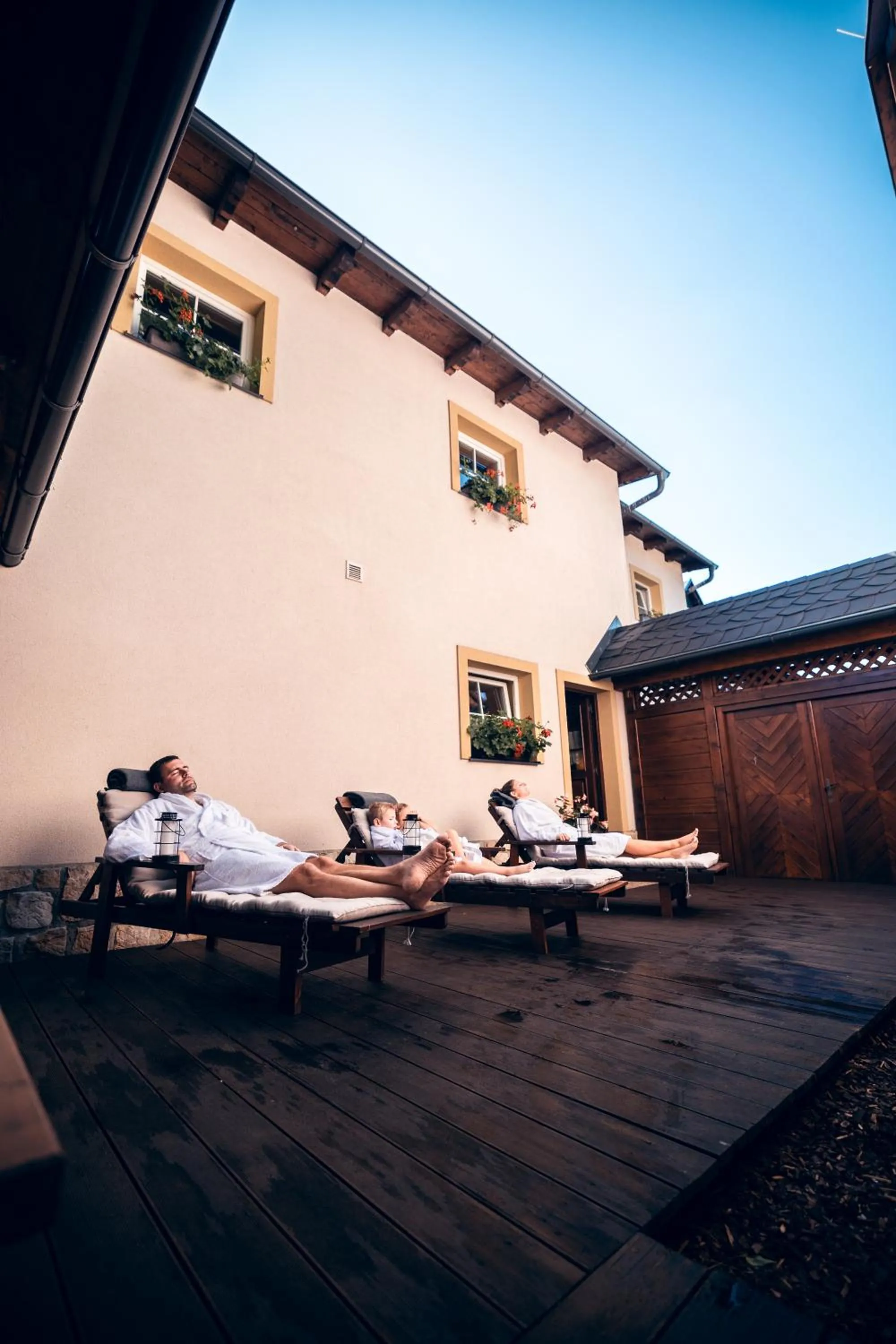 Spa and wellness centre/facilities in Apartmán-Hotel Jítravský Dvorec