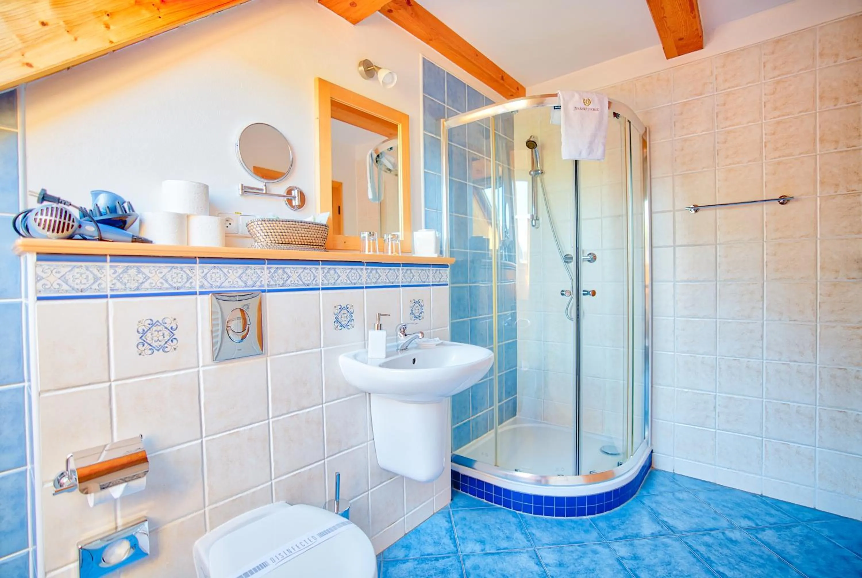 Shower in Apartmán-Hotel Jítravský Dvorec
