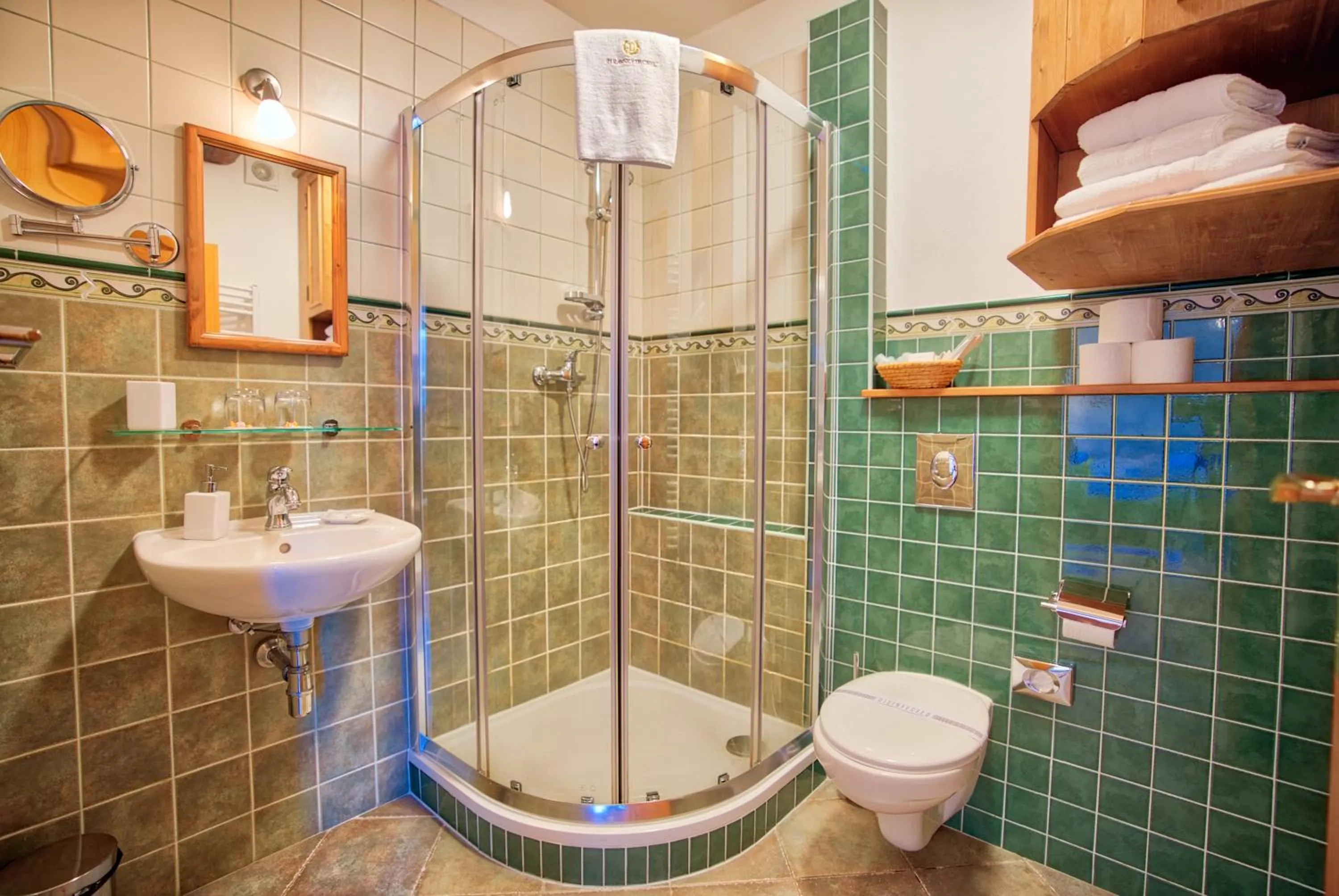 Shower in Apartmán-Hotel Jítravský Dvorec