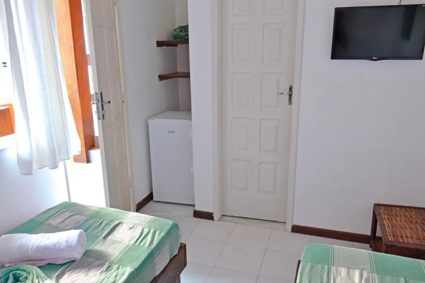 TV and multimedia, Bed in Pousada Aconchego