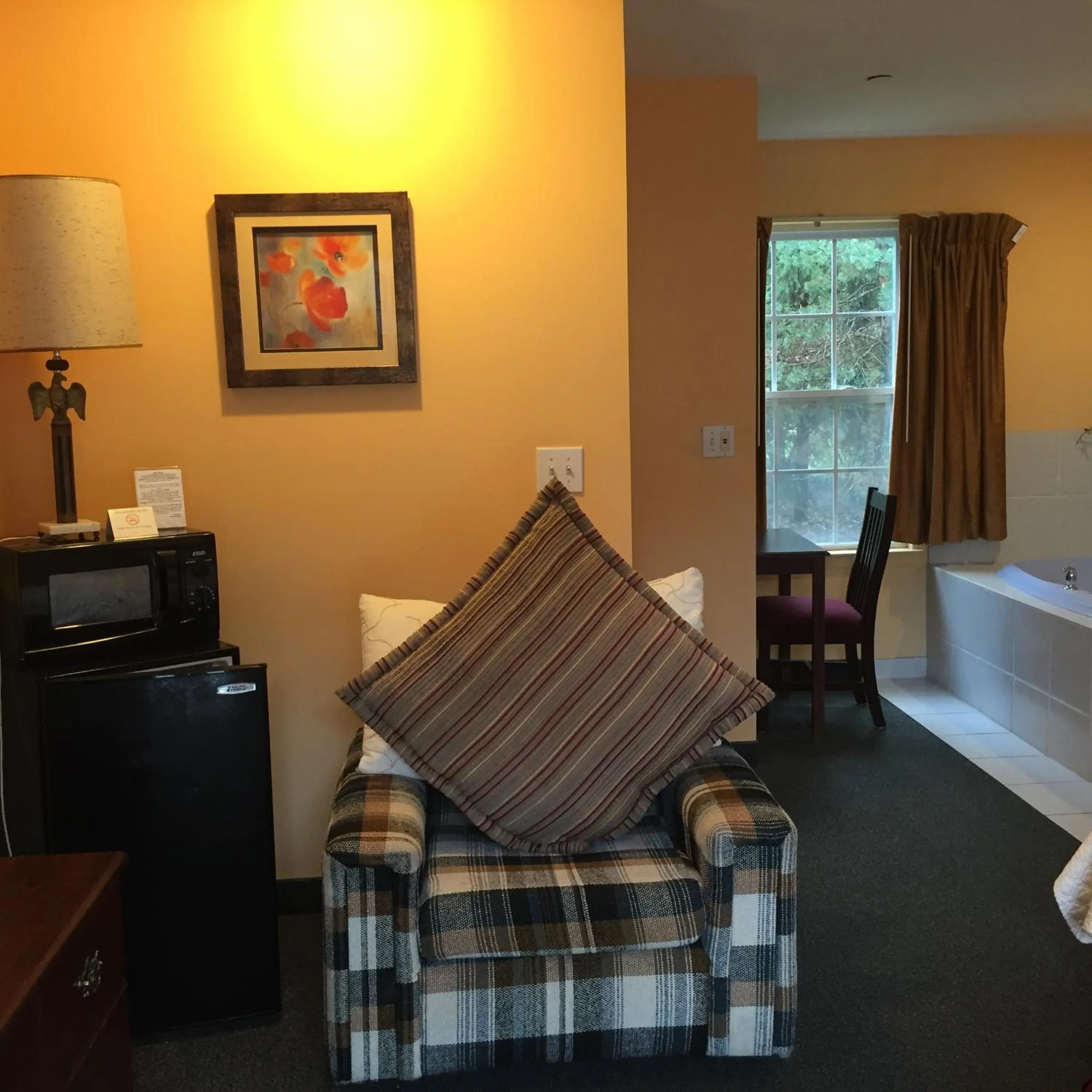 Decorative detail, Seating Area in Relax Inn Galloway