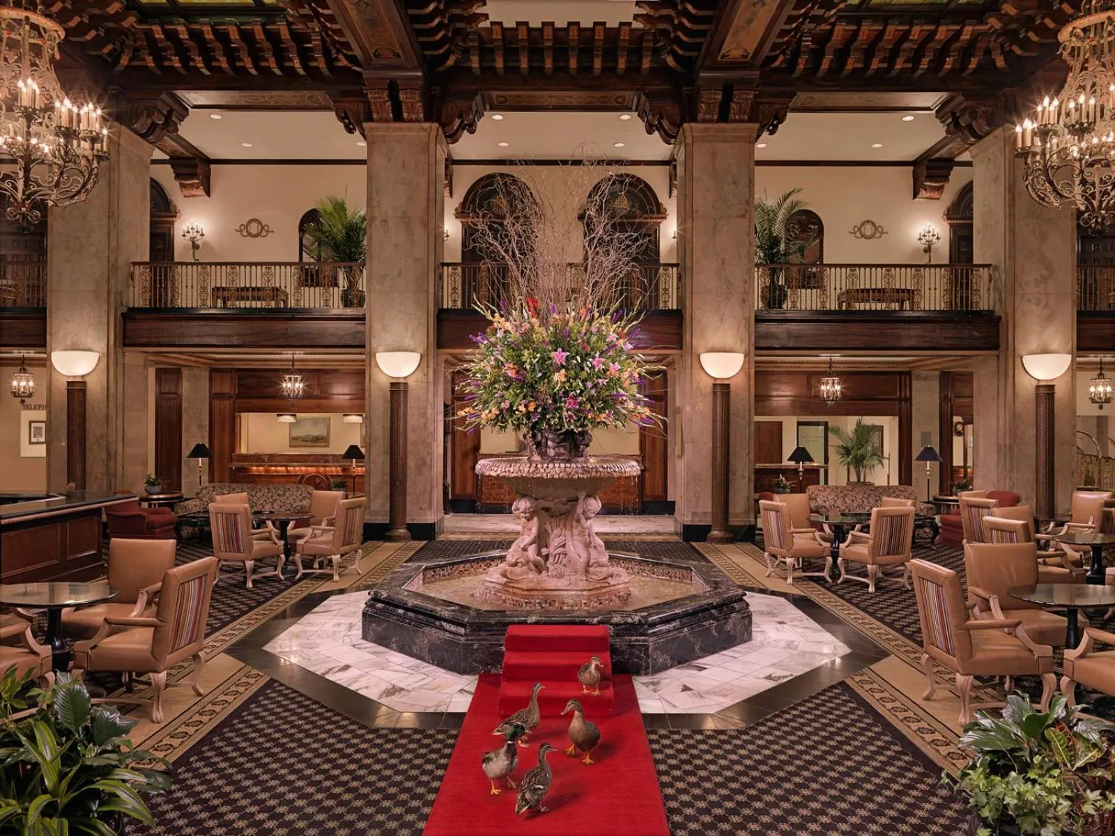 Lobby or reception in Peabody Memphis