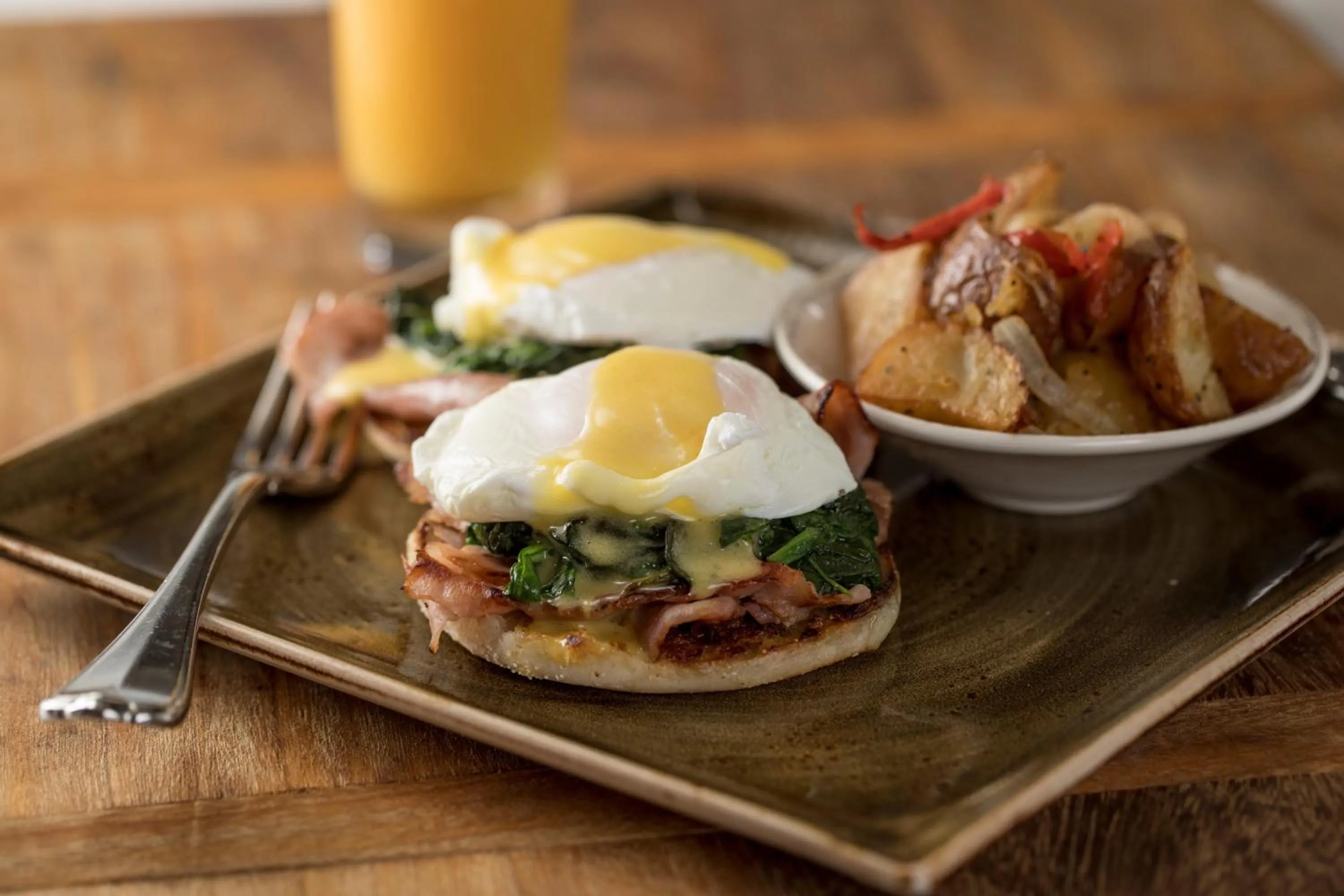 American breakfast in Peabody Memphis