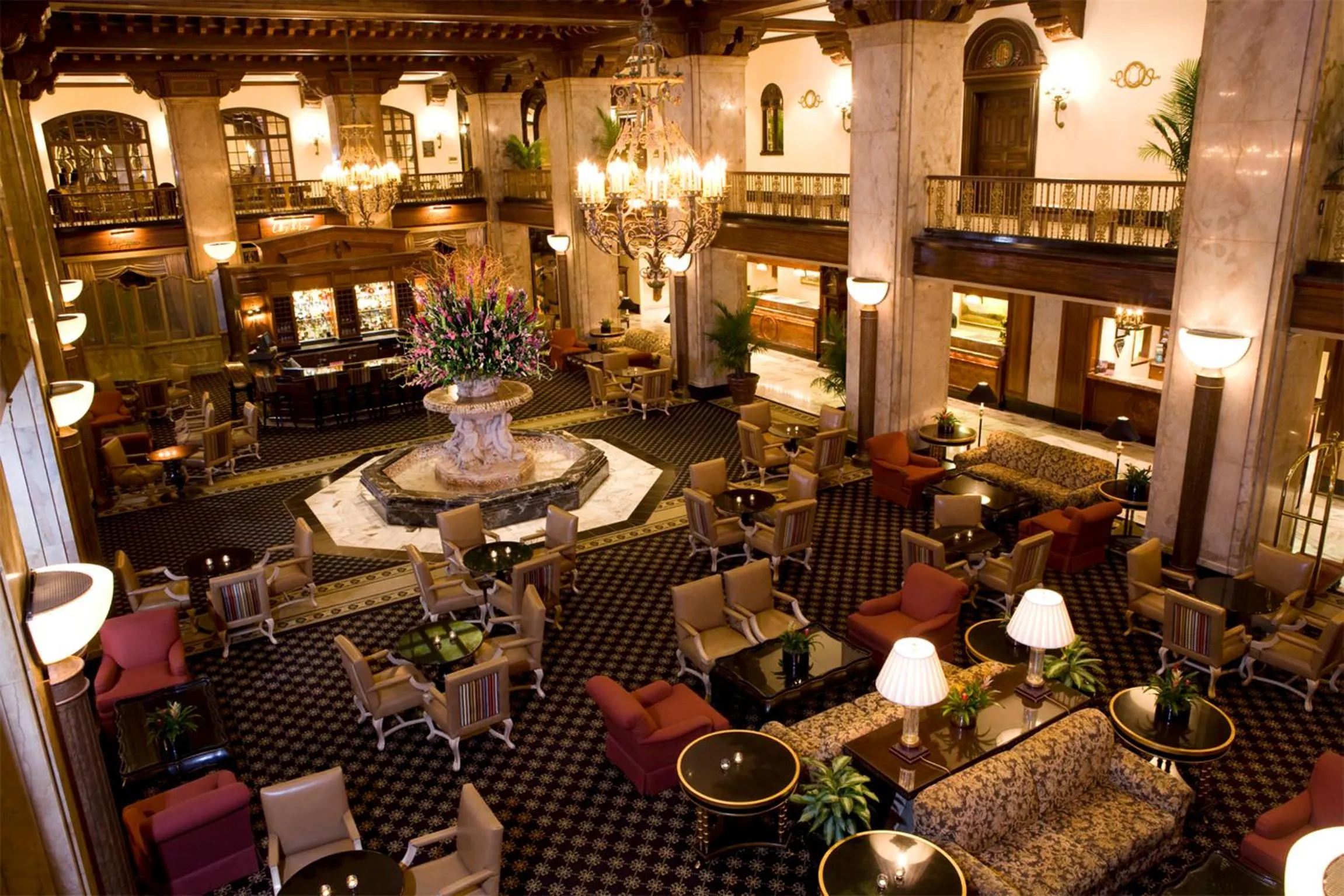 Lobby or reception in Peabody Memphis