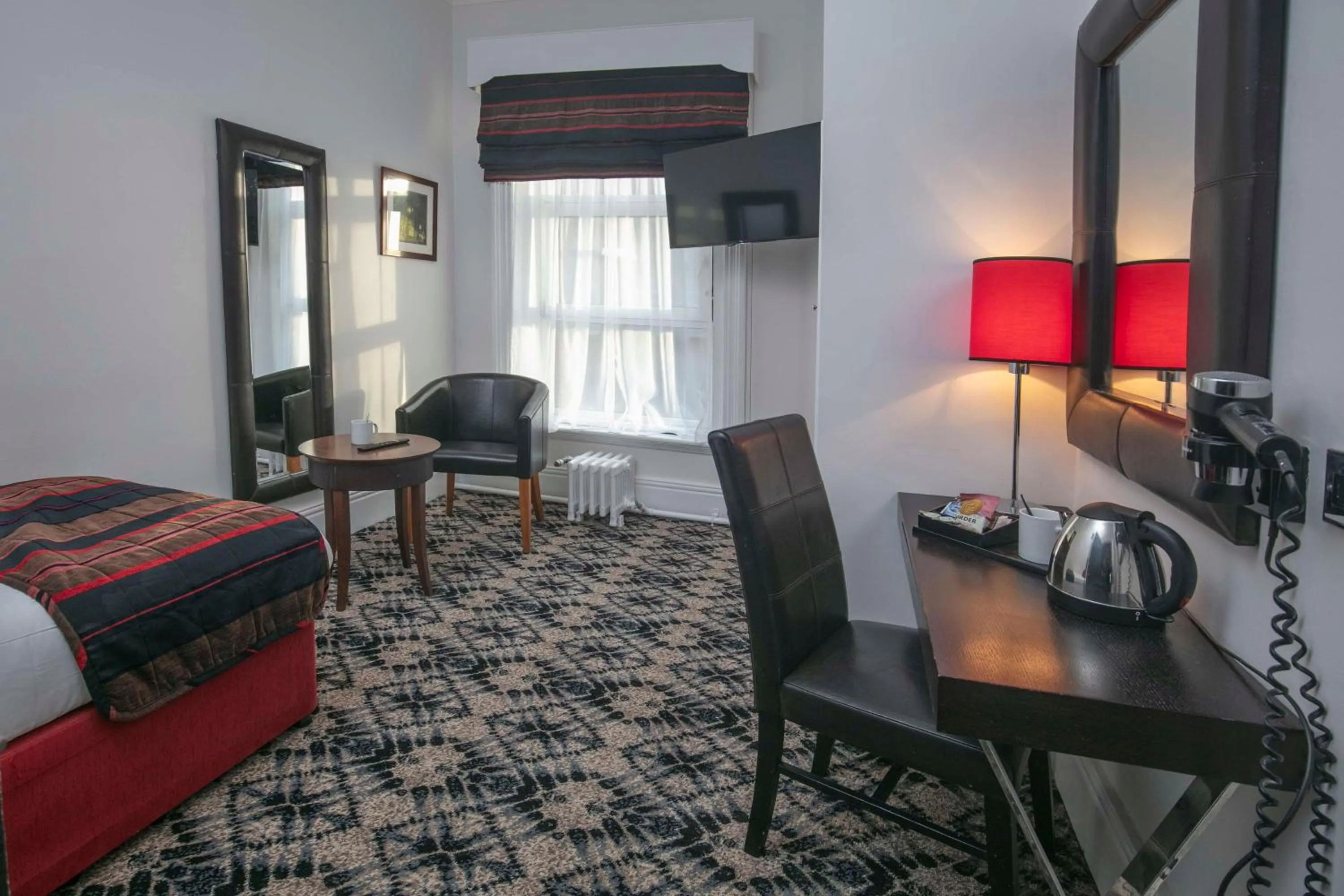 Bedroom, Bed in Best Western The Grand Hotel Hartlepool