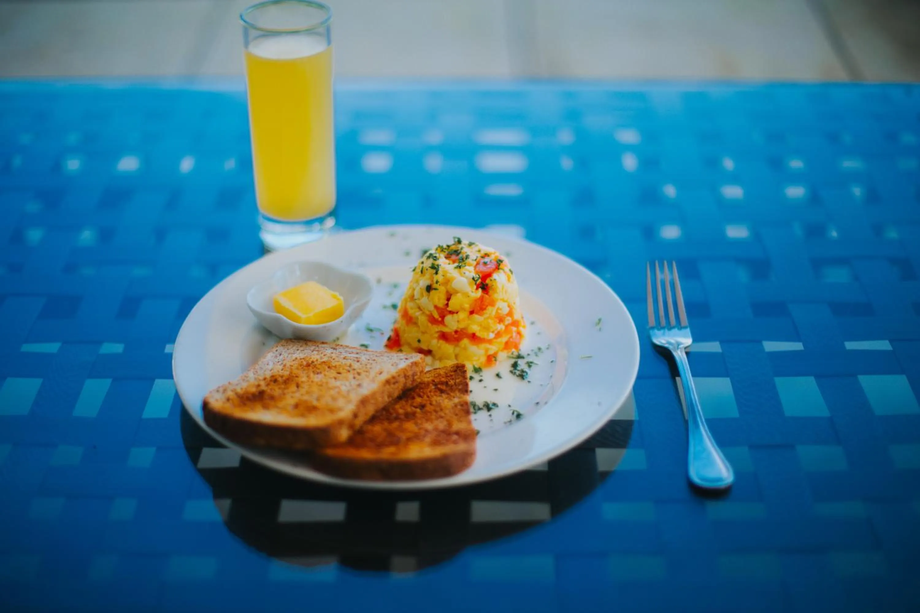 American breakfast in Casitas Sollevante Boutique Hotel