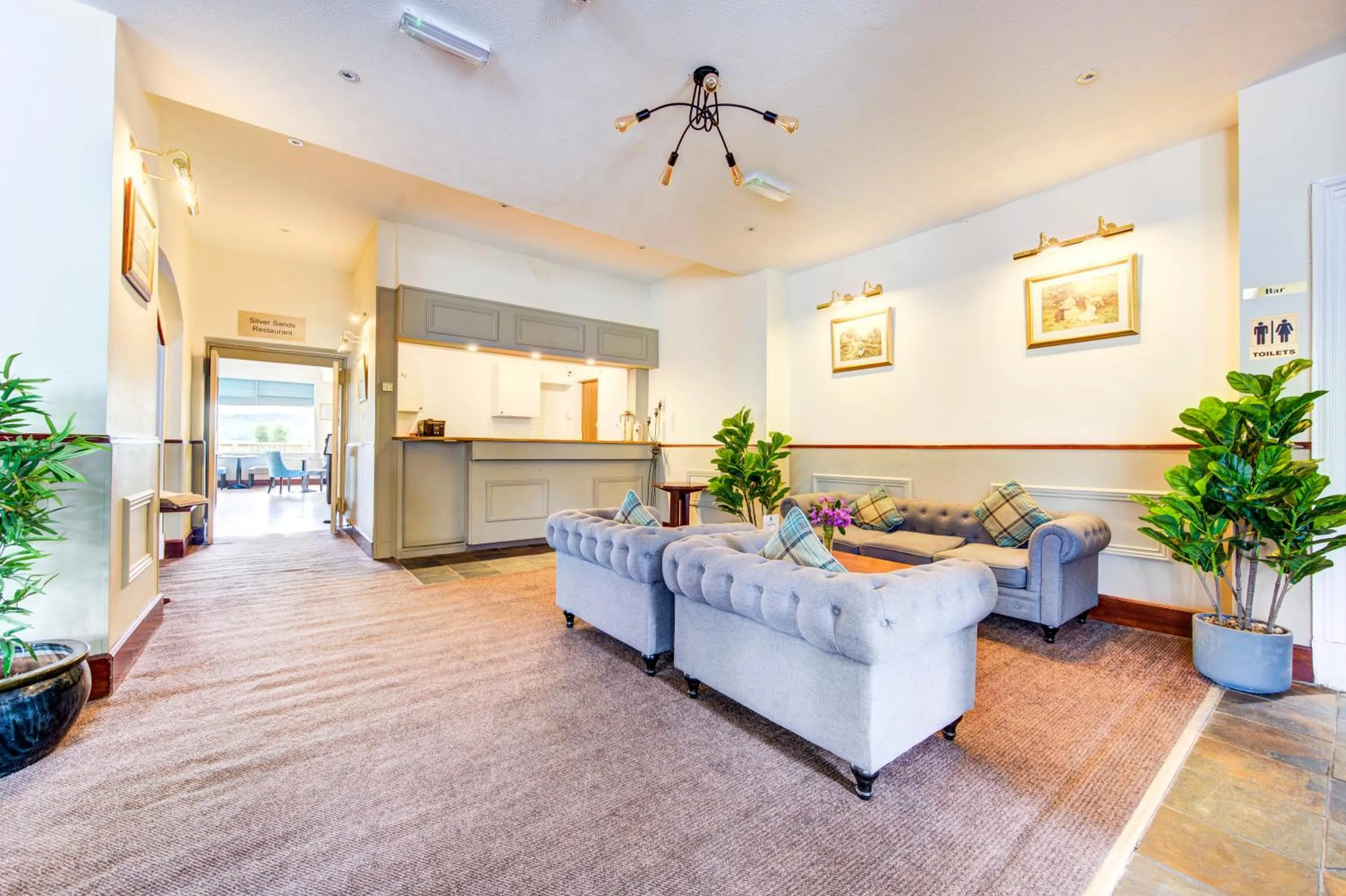 Lobby or reception in The Morar Hotel