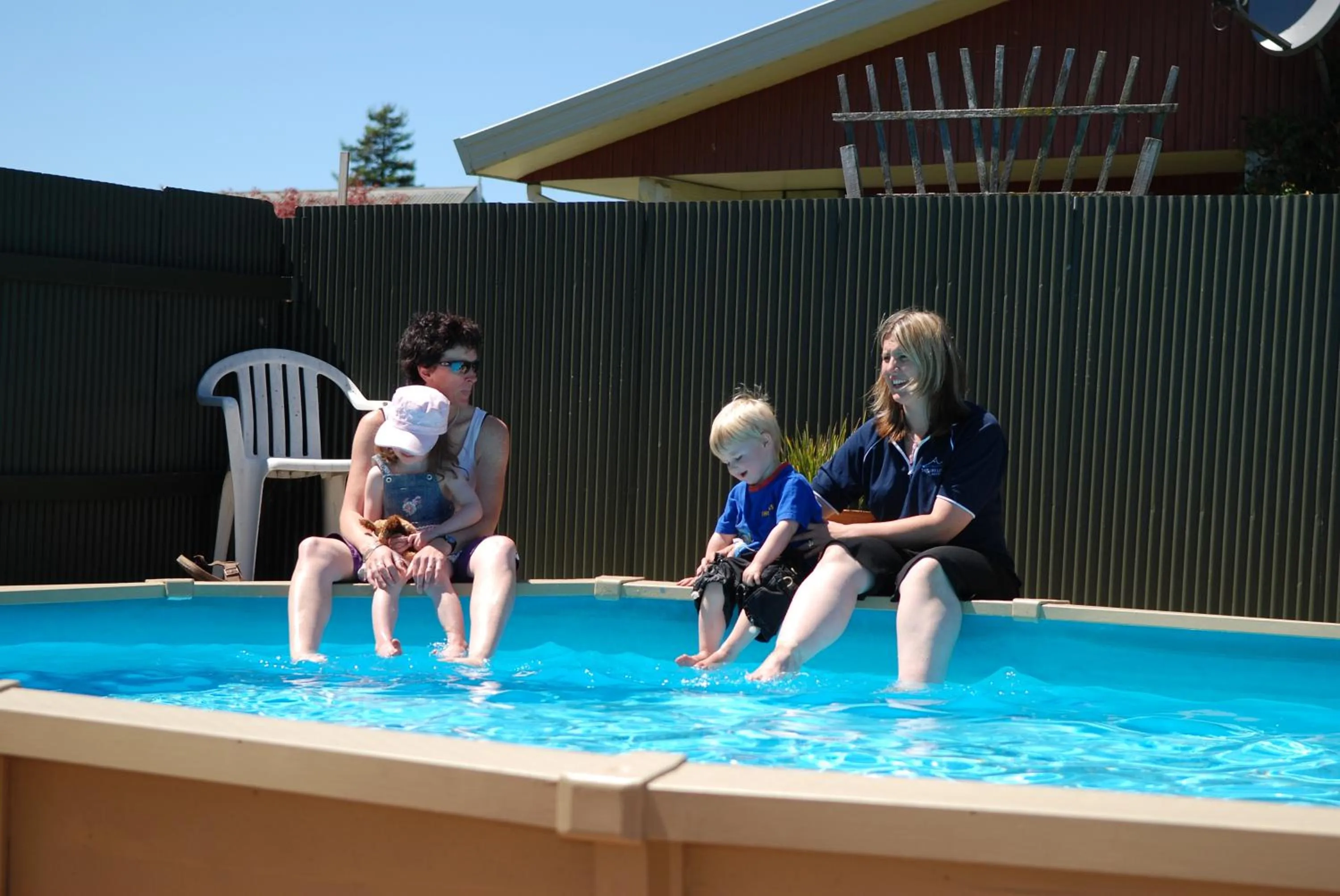 Pool view in Taylors Motel