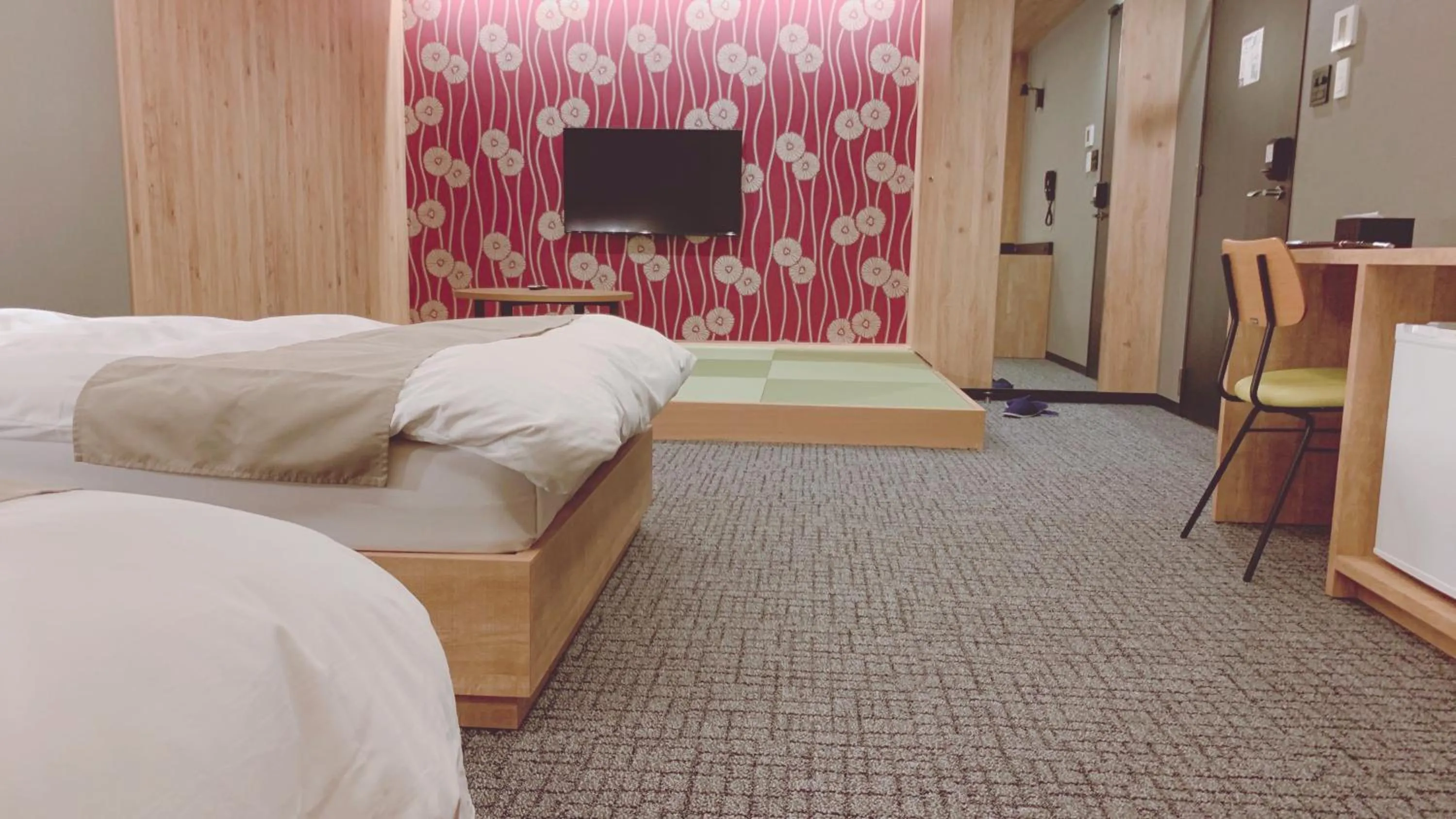 Bed in First Cabin Midosuji Namba