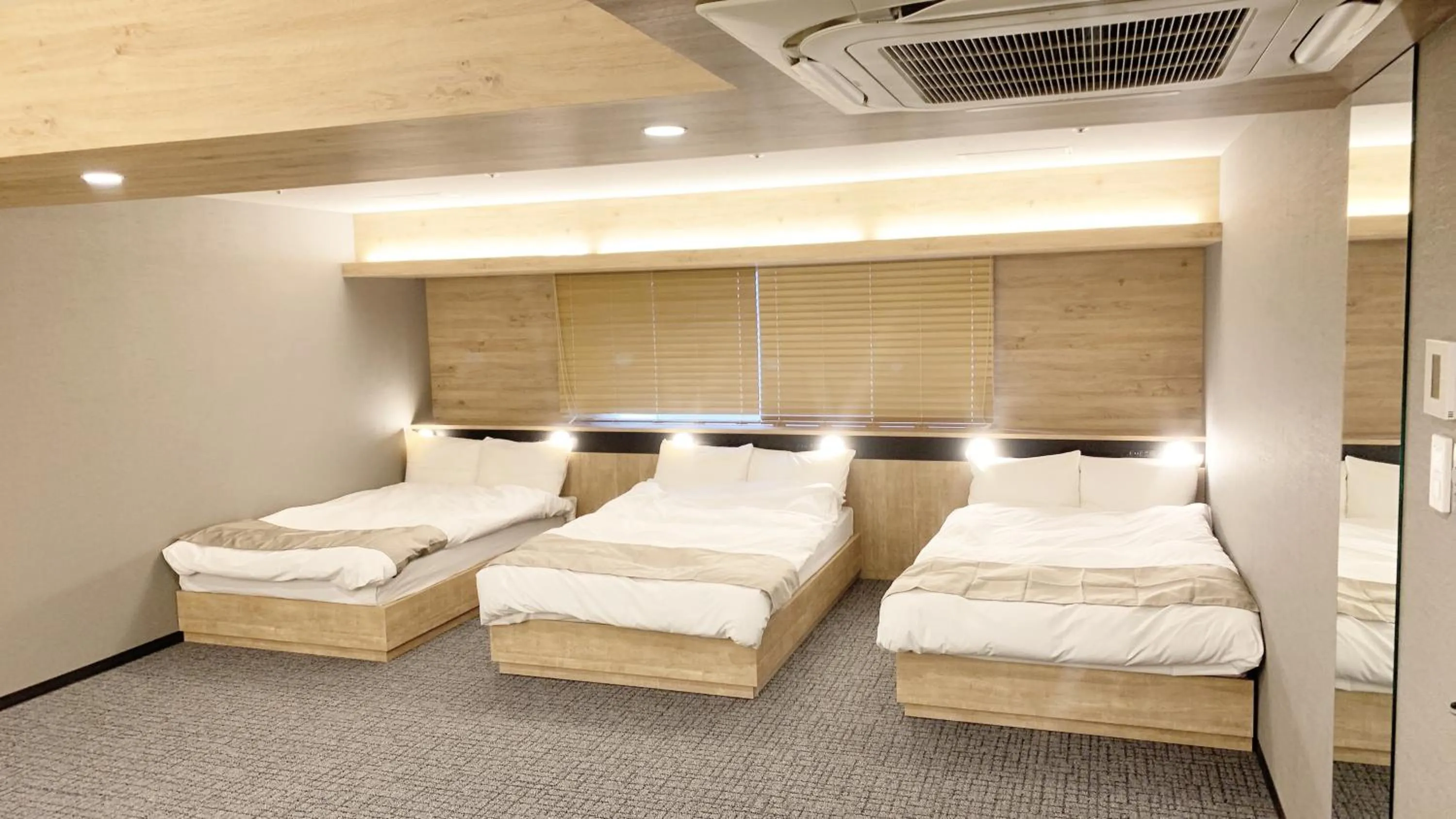 Bed in First Cabin Midosuji Namba