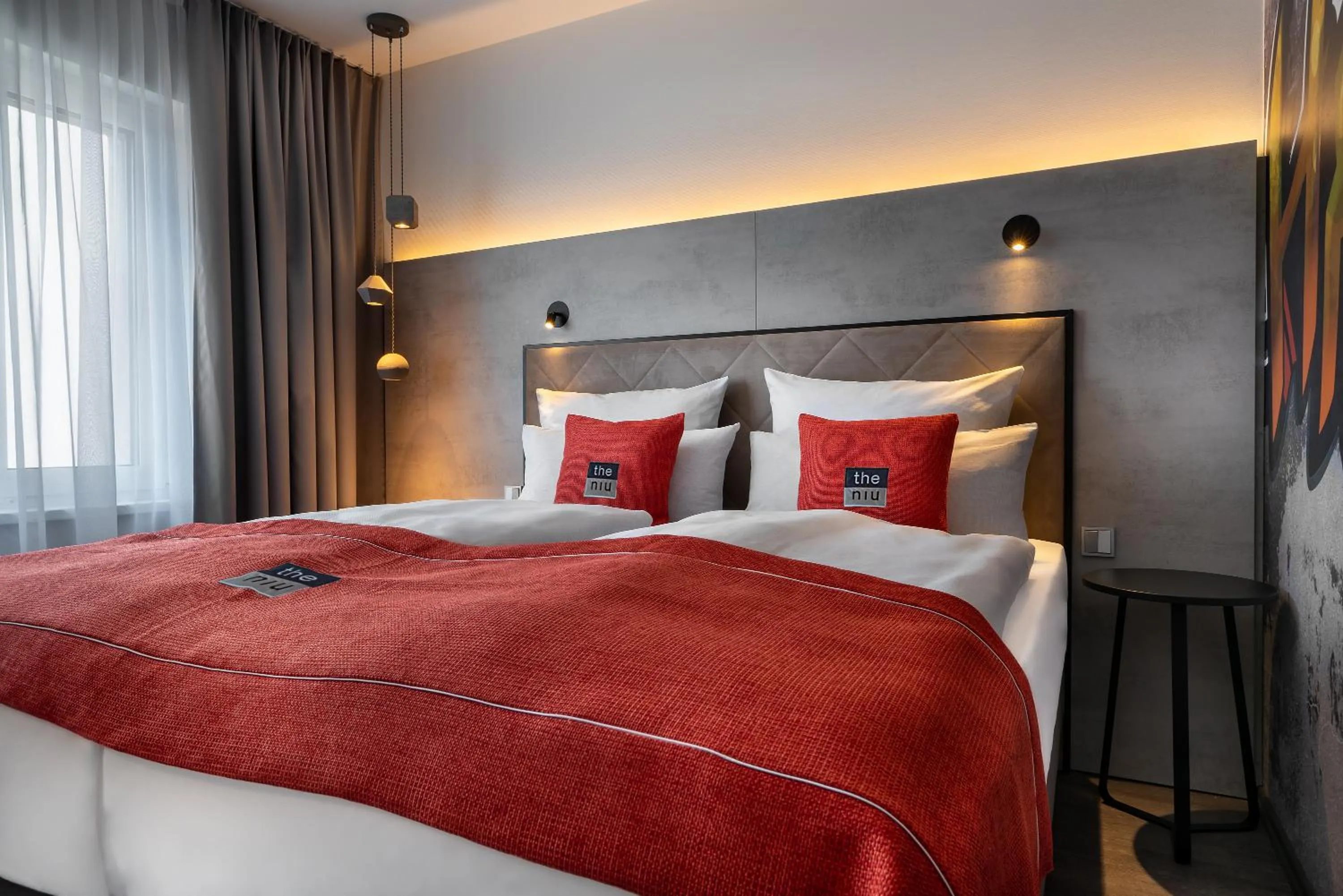 Bedroom, Bed in Holiday Inn - the niu, Hide Berlin Friedrichshain by IHG