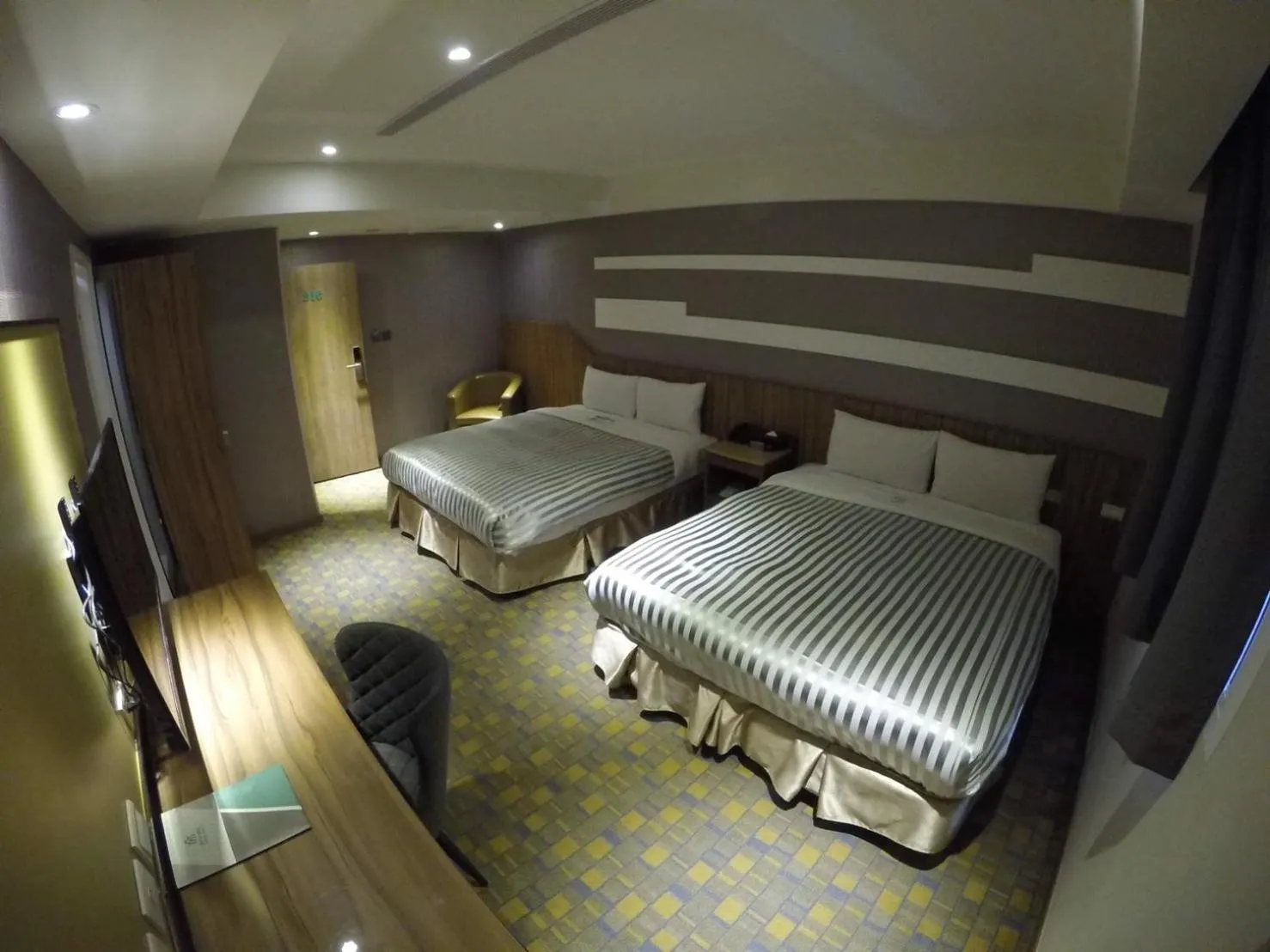 Bed in 西門大飯店 Ximen Hotel