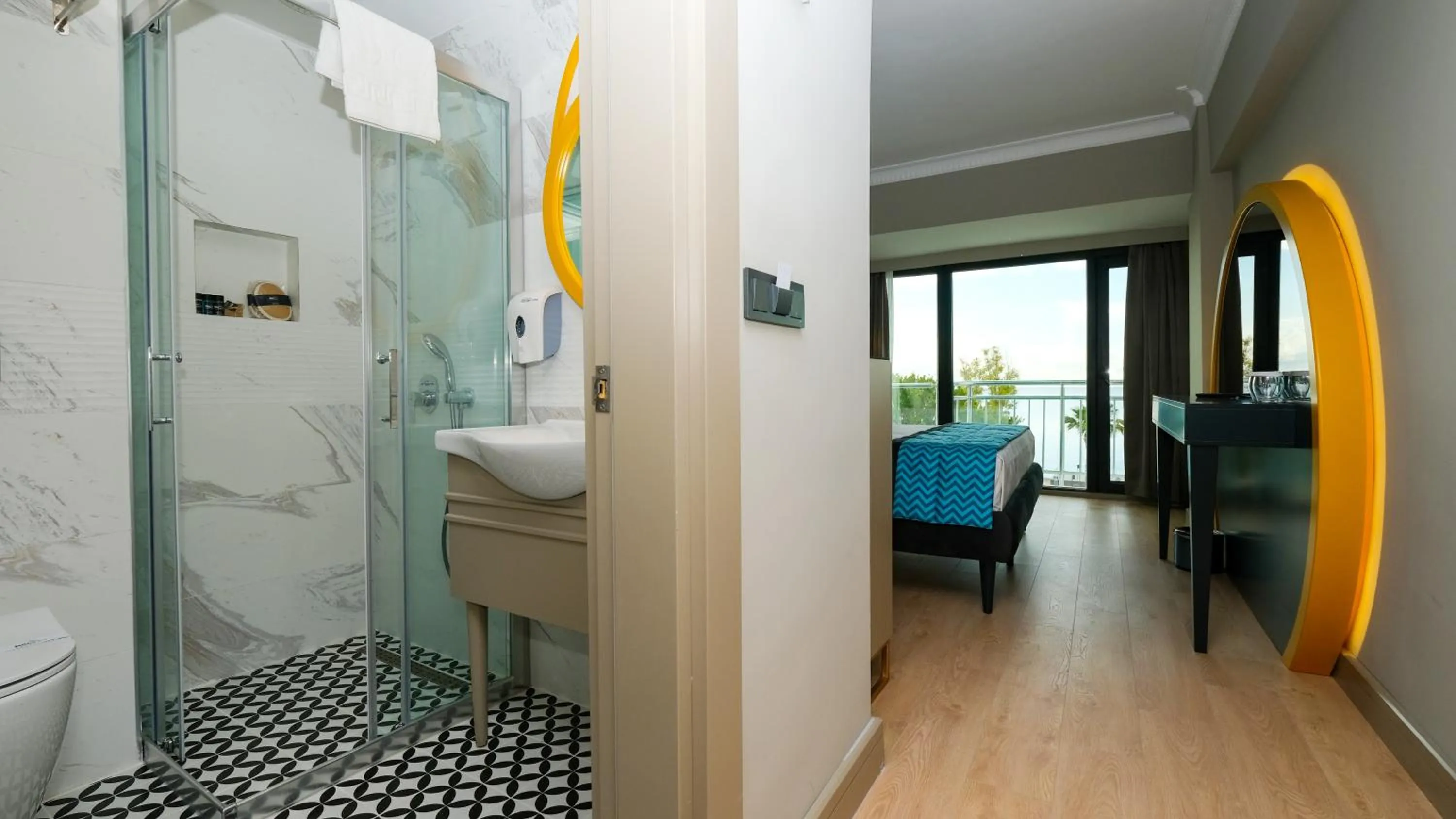 Bed in Sea City Devran Hotel & Spa