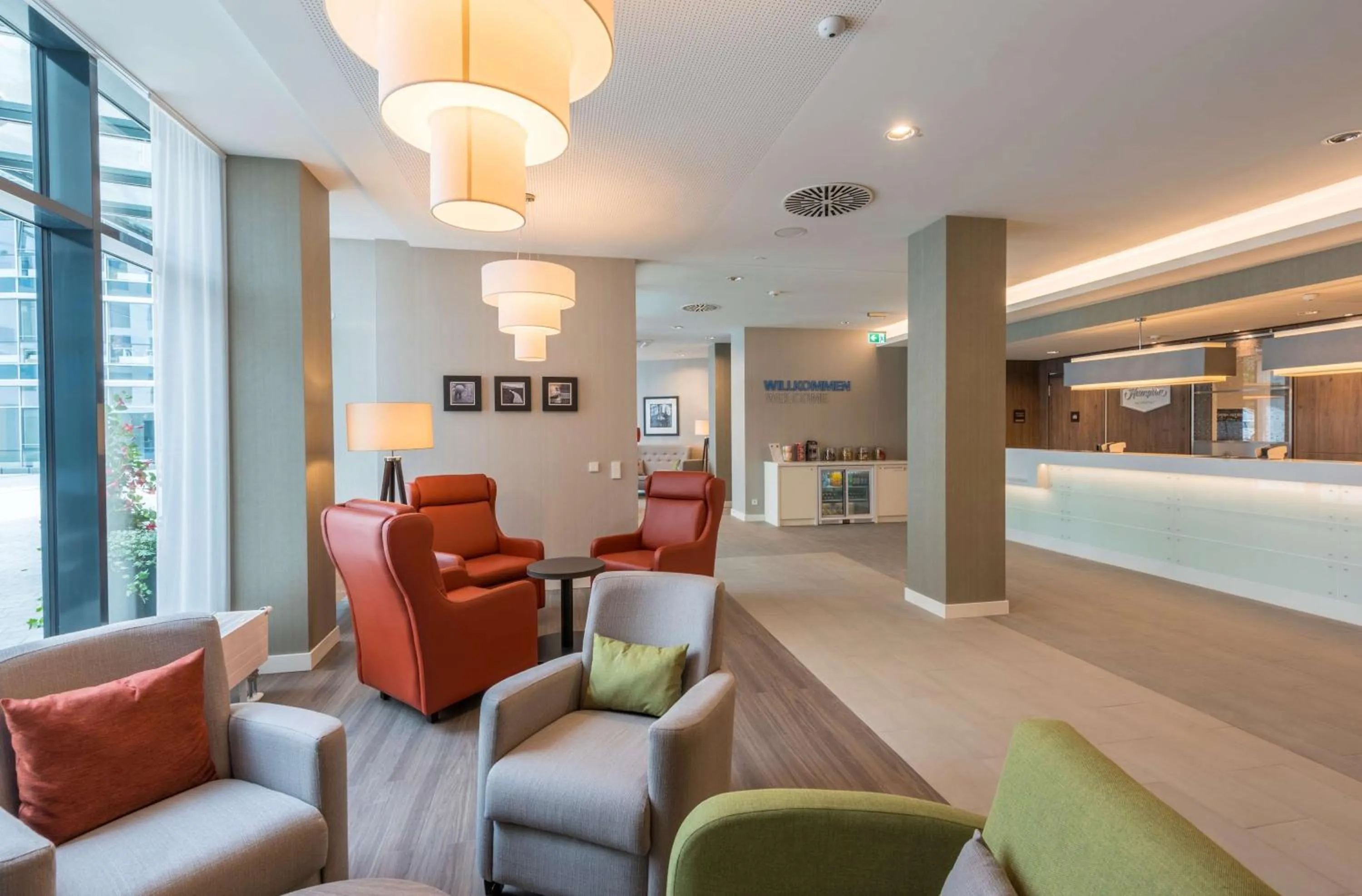 Lobby or reception in Hampton By Hilton Munich City West