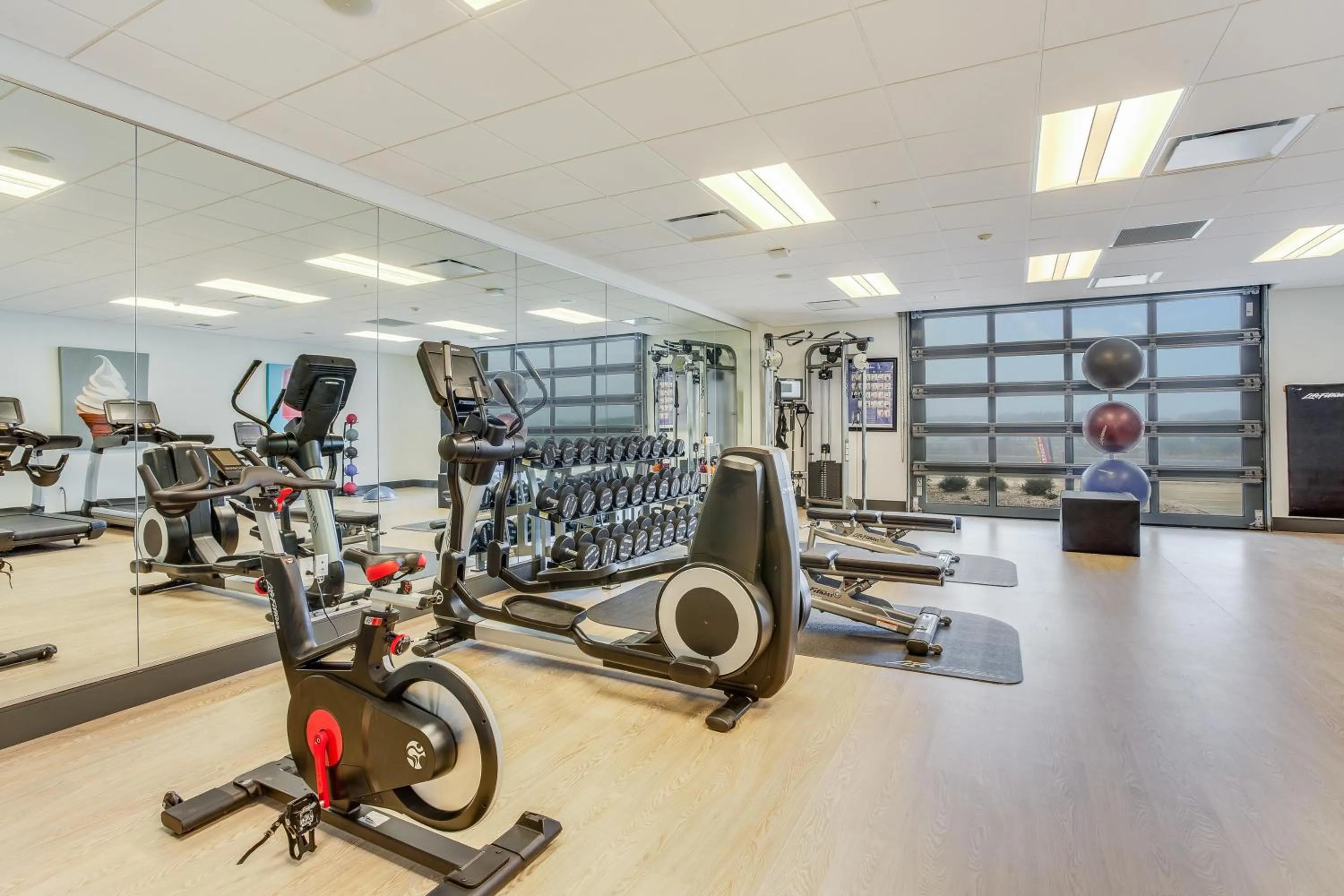Fitness centre/facilities in The Lodge at Gulf State Park, A Hilton Hotel