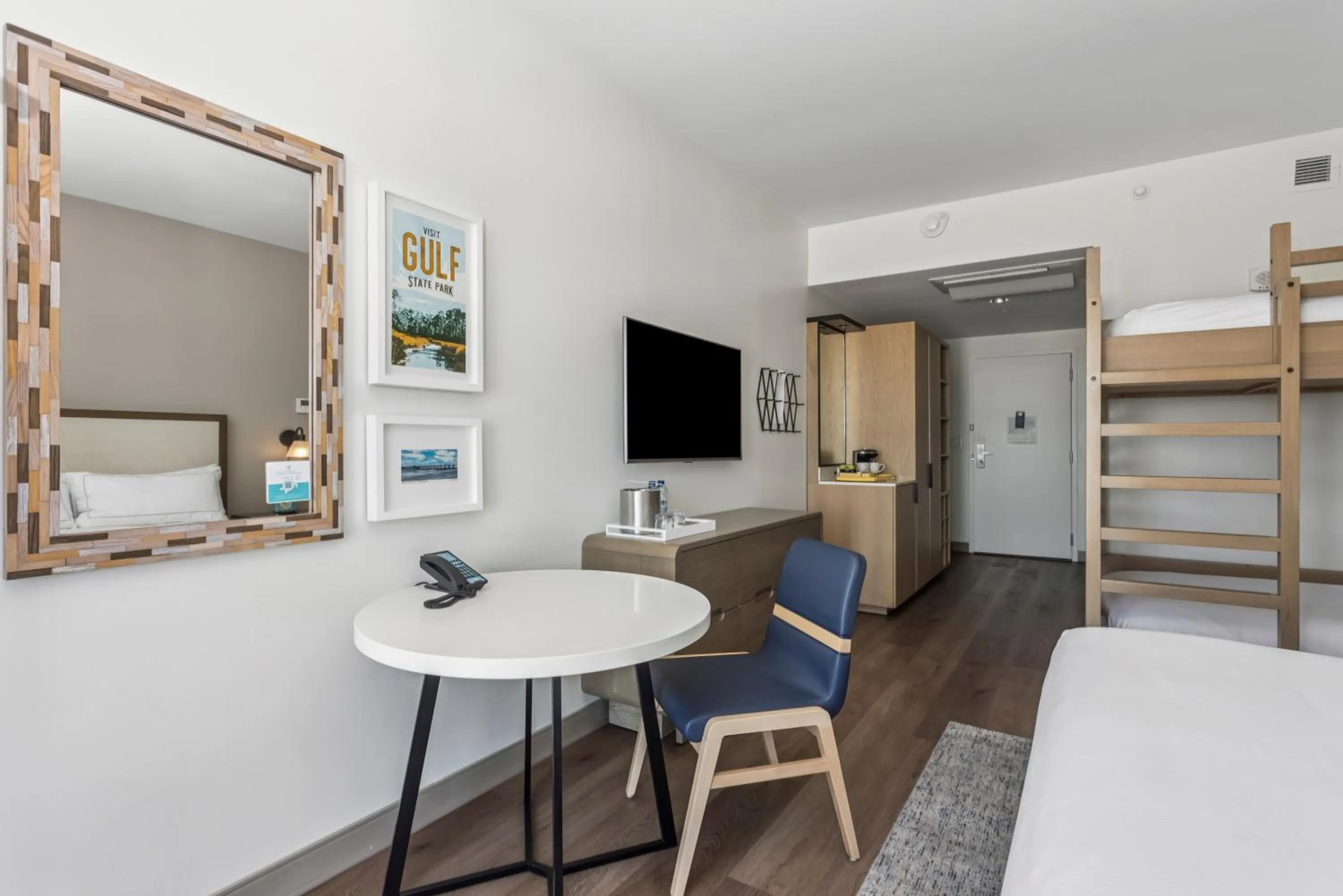 Bedroom, Bed in The Lodge at Gulf State Park, A Hilton Hotel