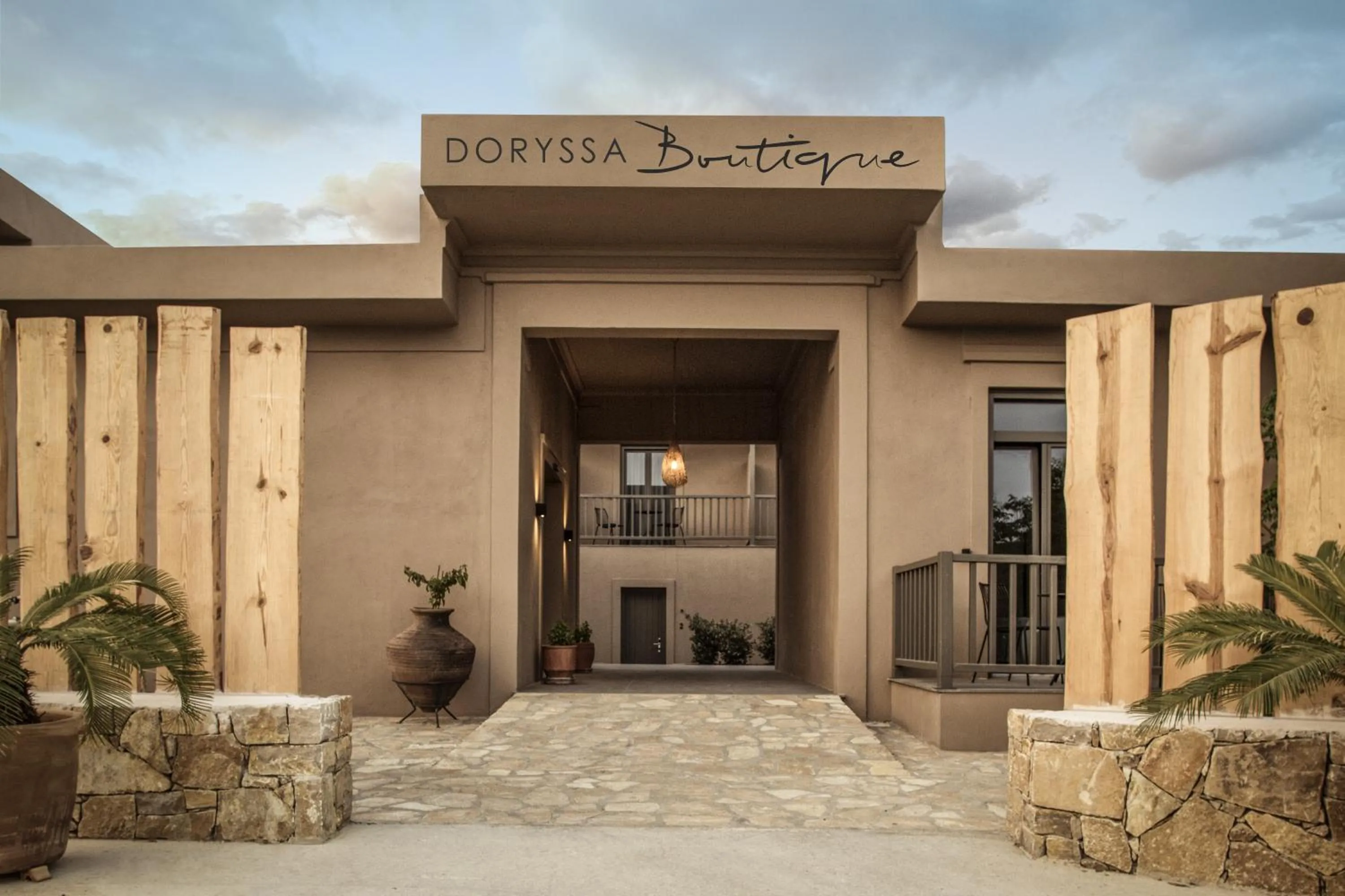 Facade/entrance in Doryssa Boutique Hotel