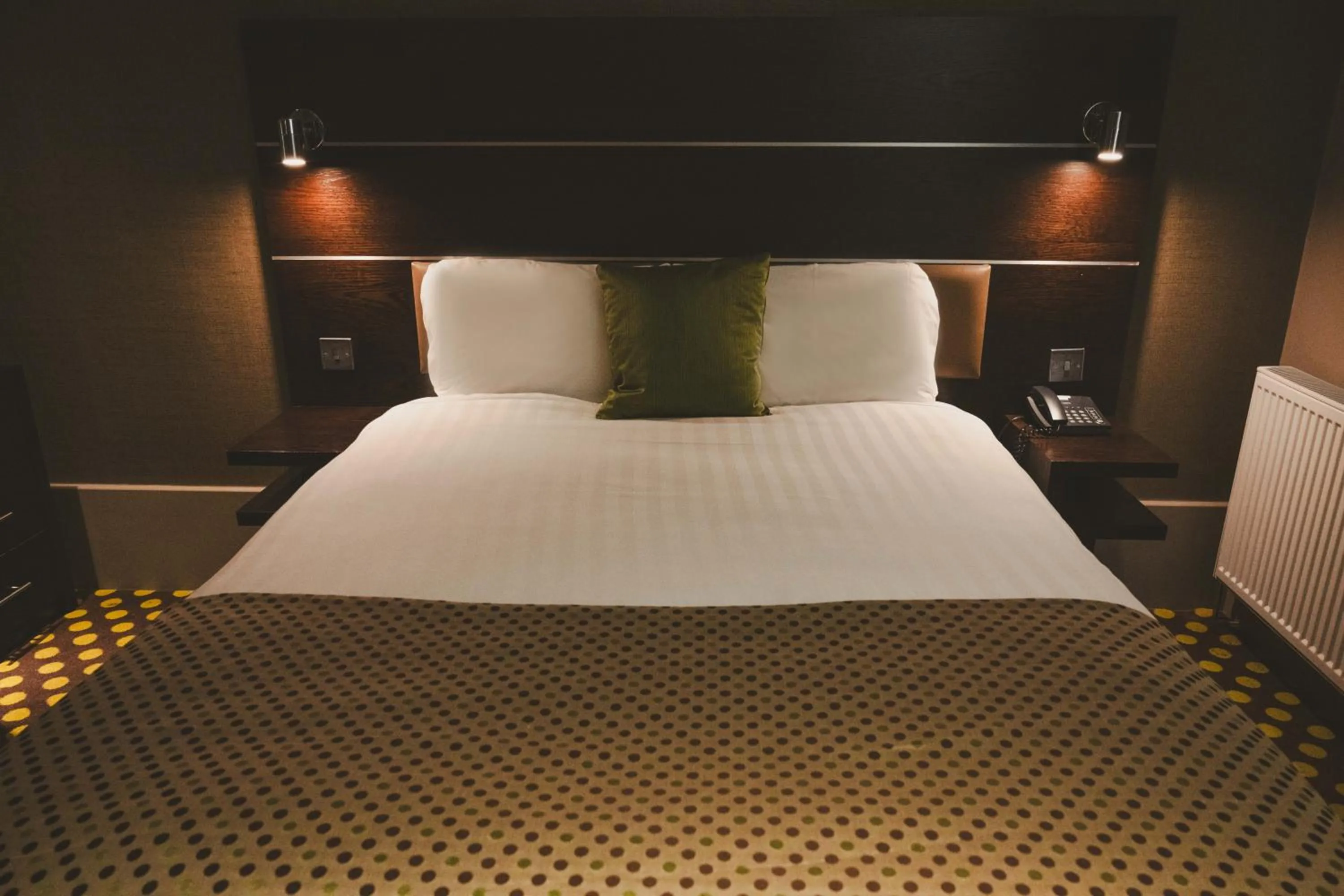 Bed in The Ashbourne Hotel