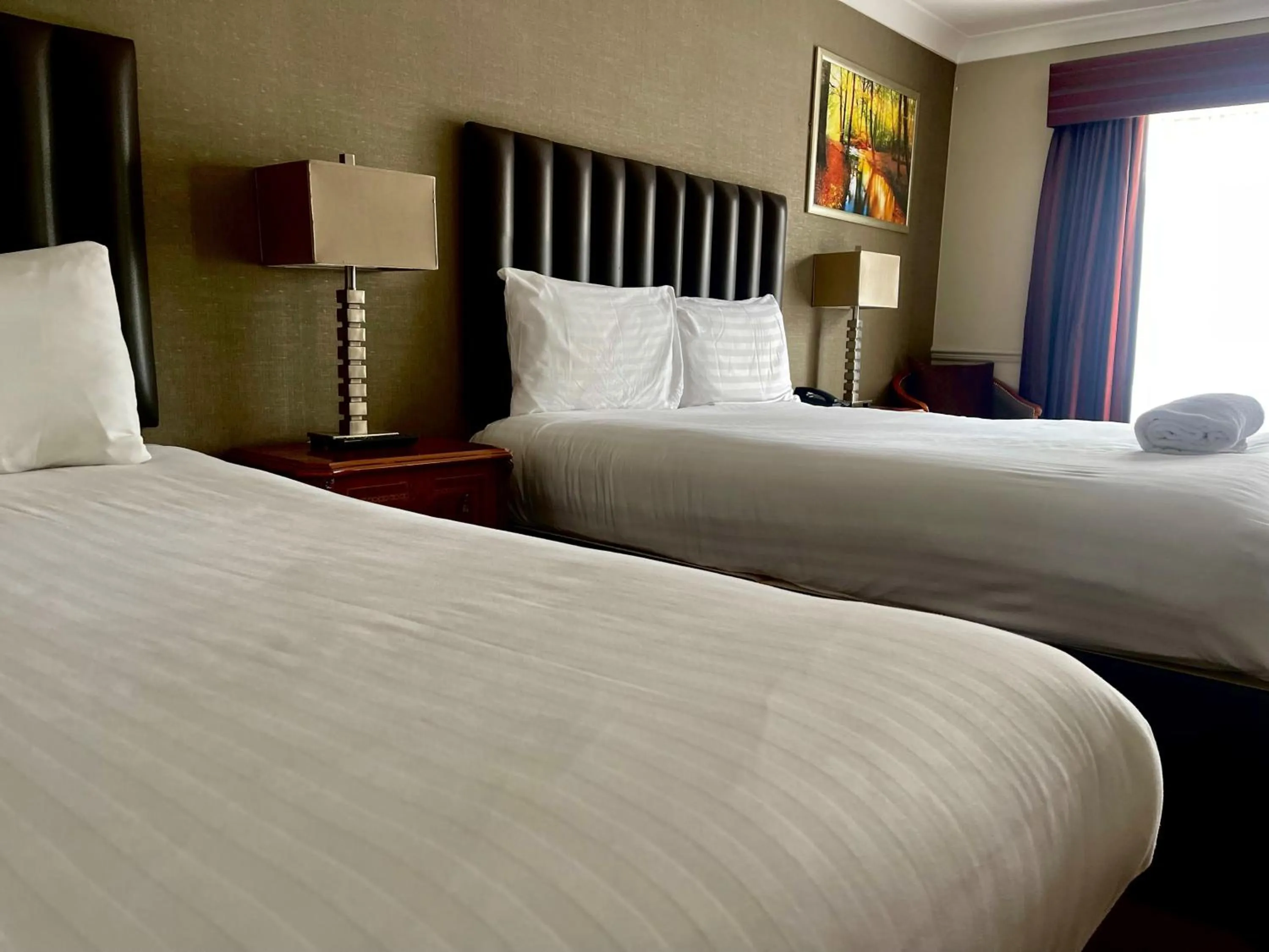 Bed in The Ashbourne Hotel