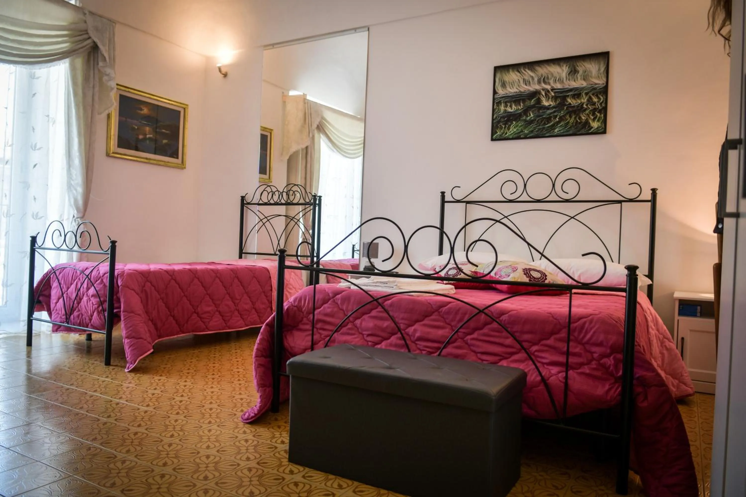 Bed in The Artist's Home Catania Centro