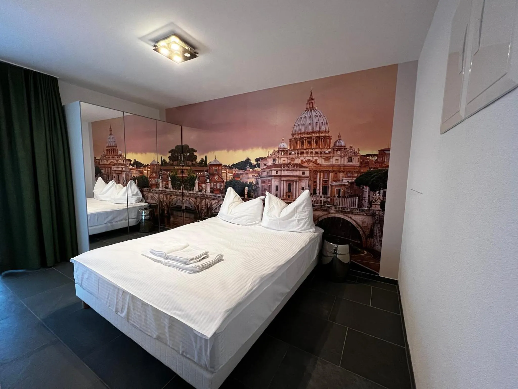 Bedroom, Bed in smartroom Rössli Hunzenschwil