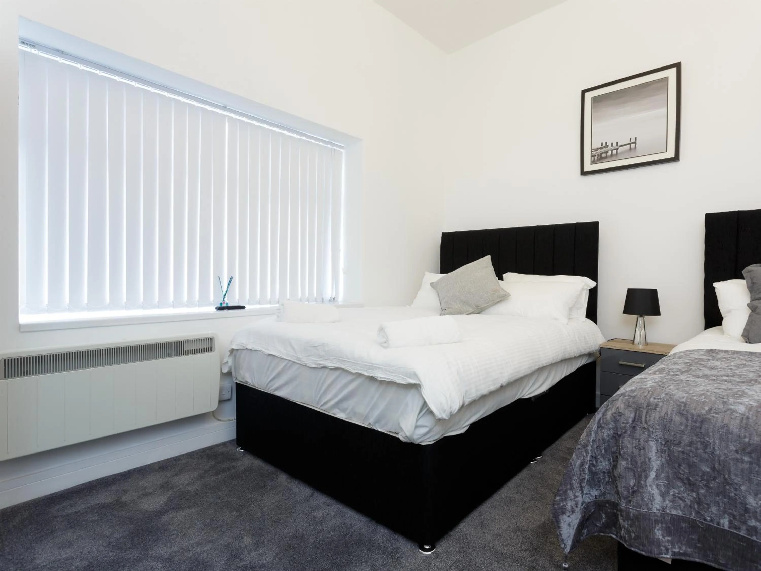 Bedroom, Bed in Live in Leeds Greenhill Bungalows