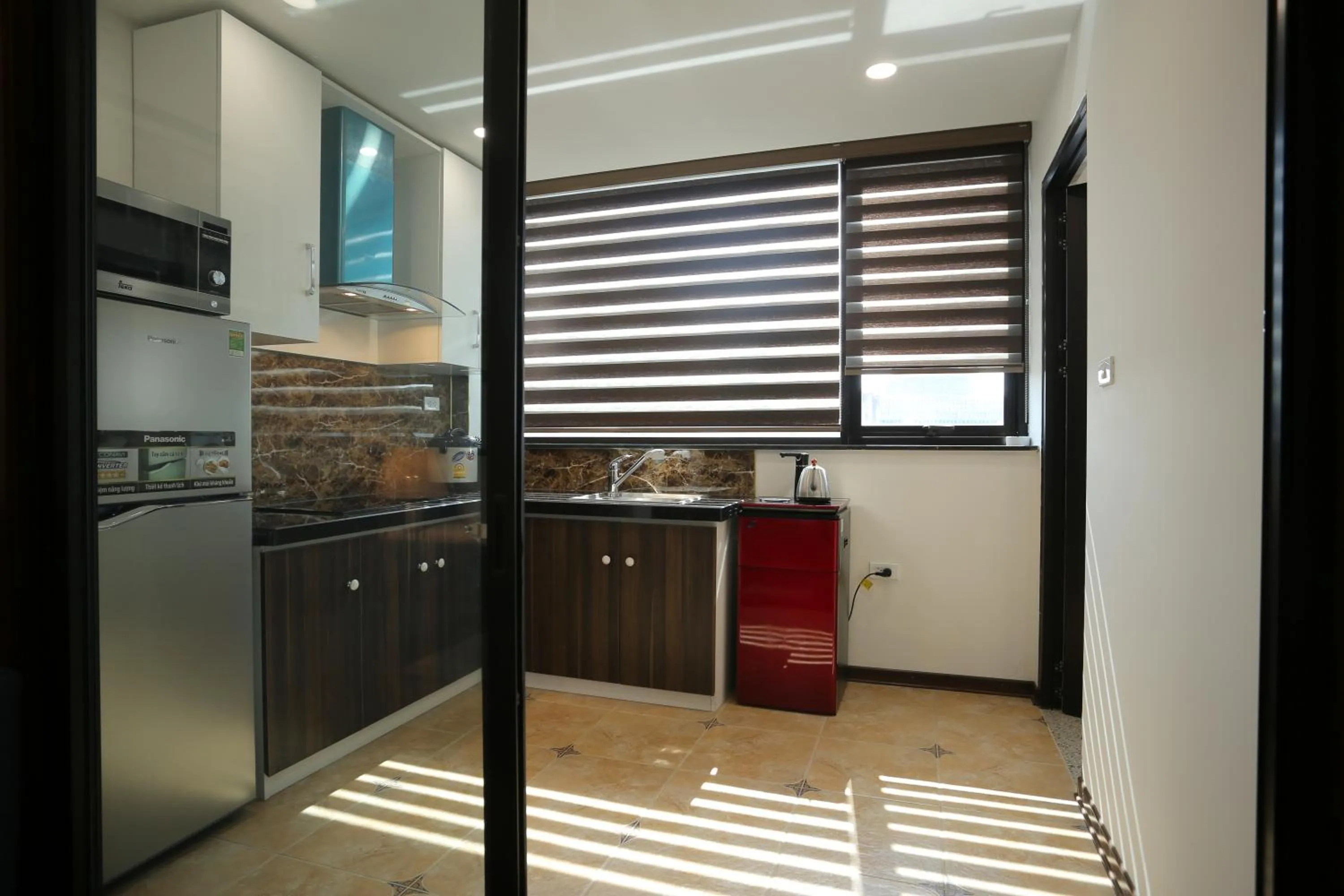 Kitchen or kitchenette in Cat Linh ARL55 Hotel