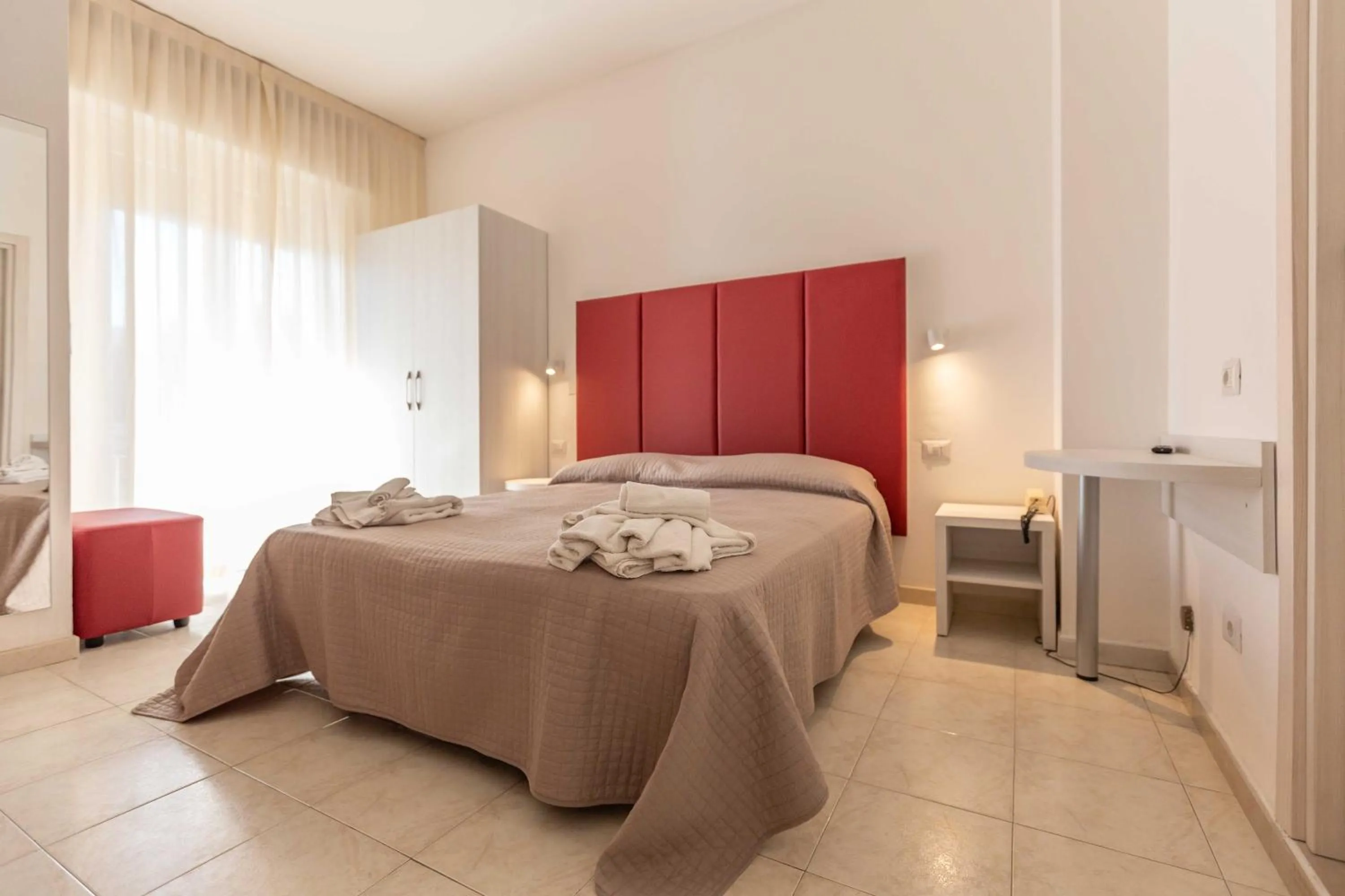 Bed in Hotel Ribot