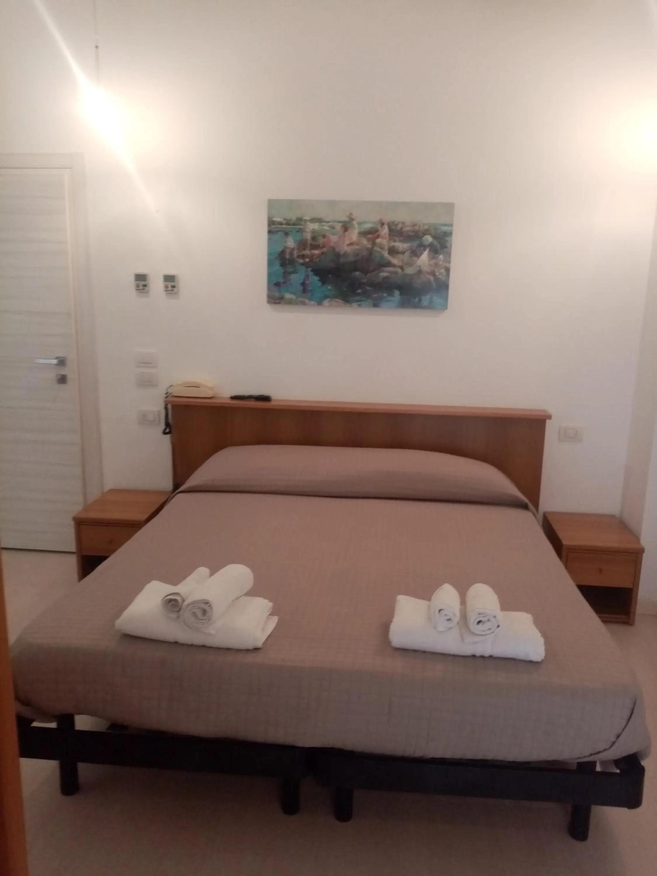 Bed in Hotel Ribot