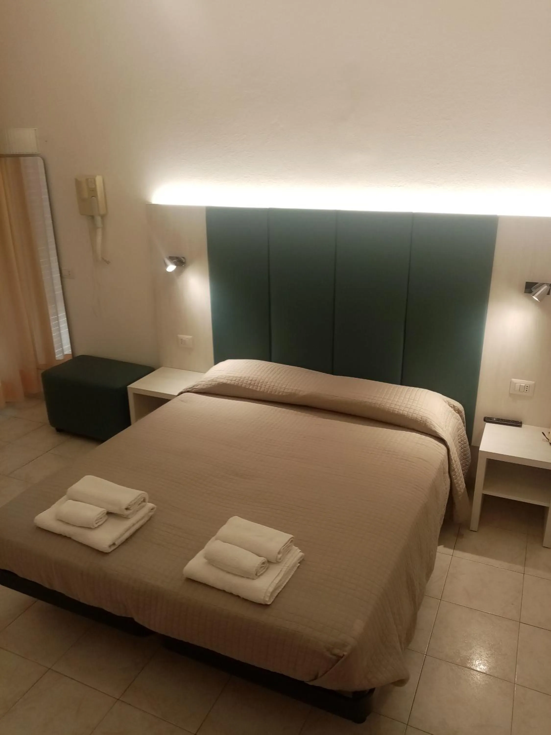 Bed in Hotel Ribot