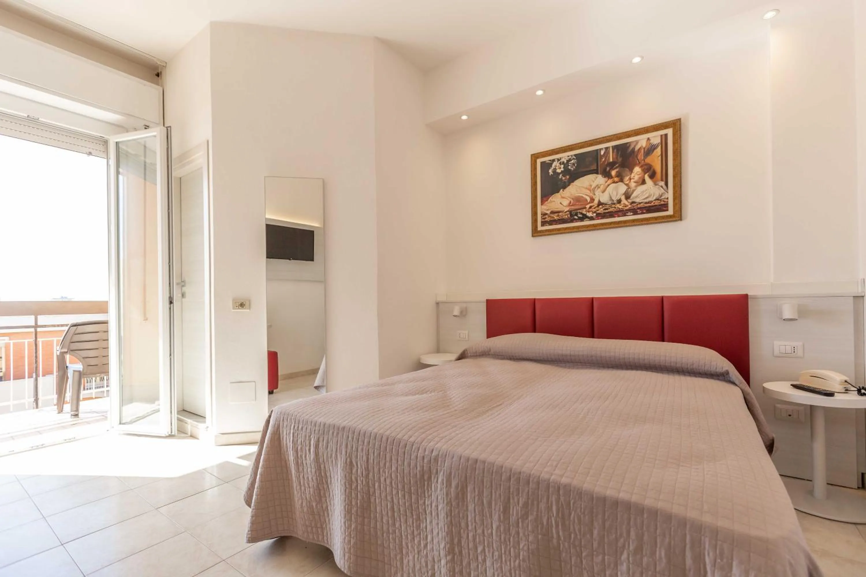 Bed in Hotel Ribot