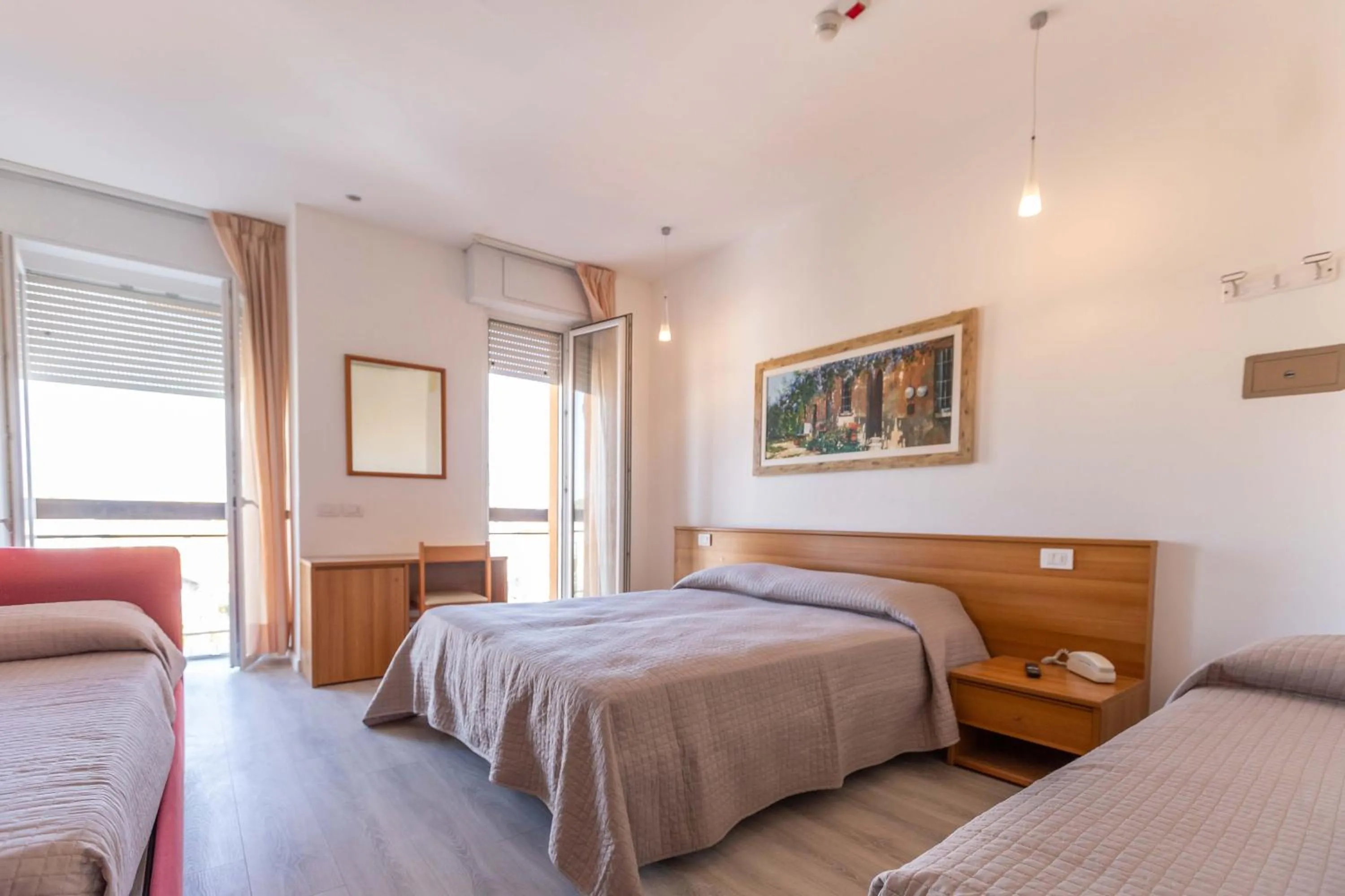 Bed in Hotel Ribot