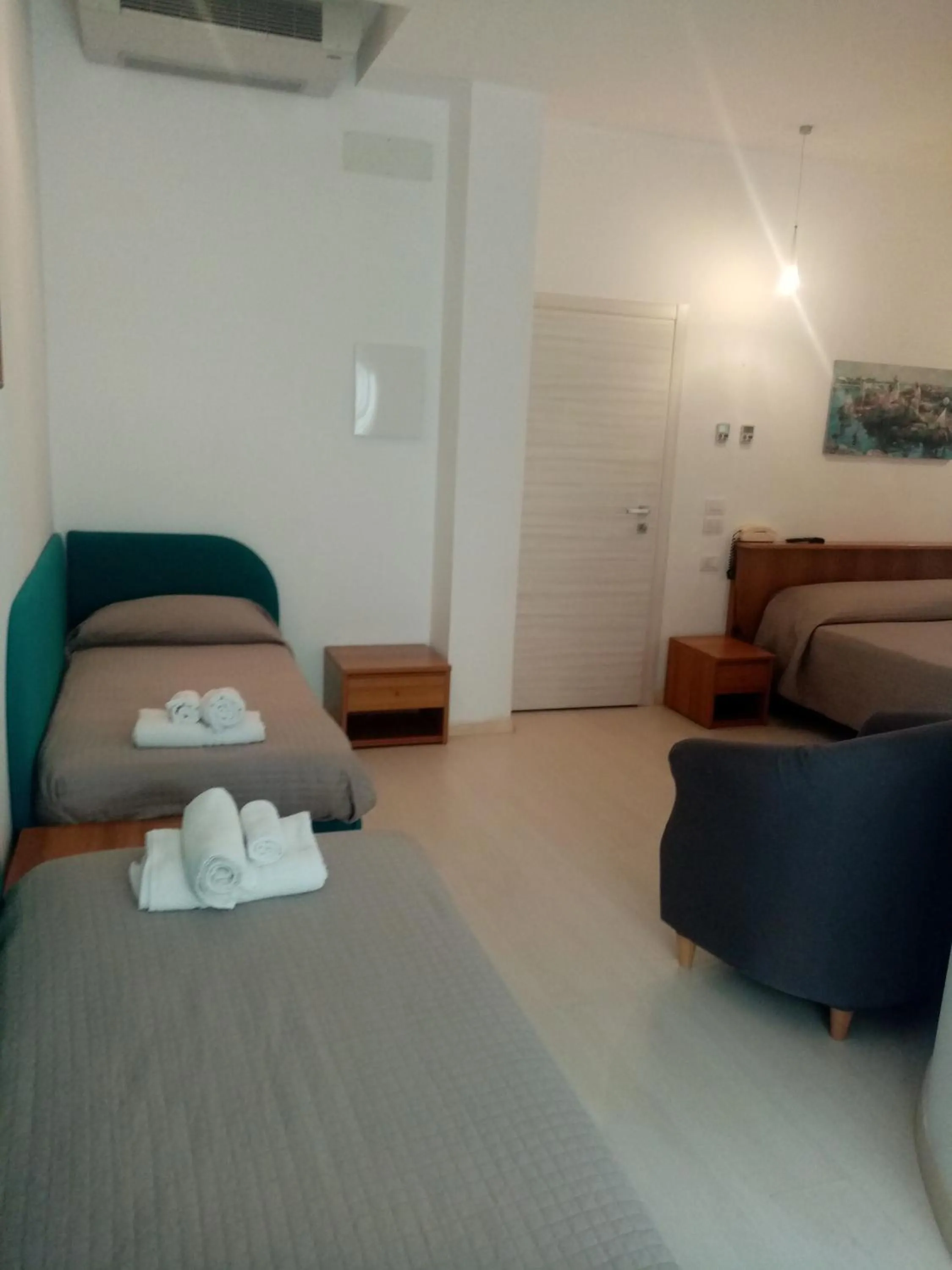 Bed in Hotel Ribot