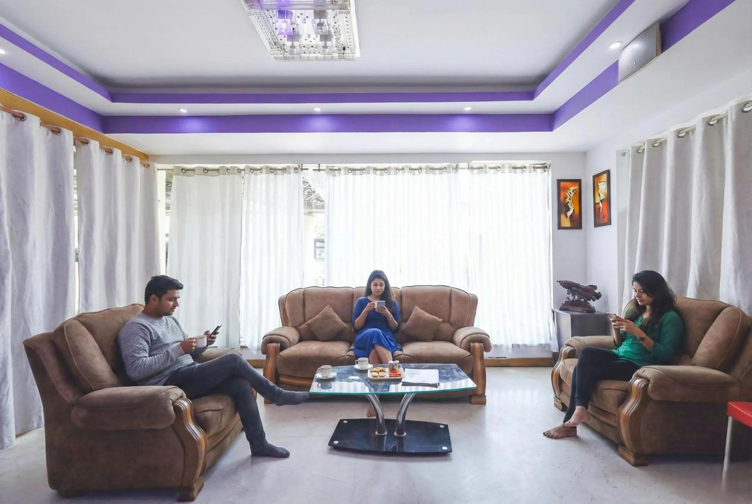 Seating area in Fabhotel Prime Mahalaya Residency - Nr Pallavaram Railway Station