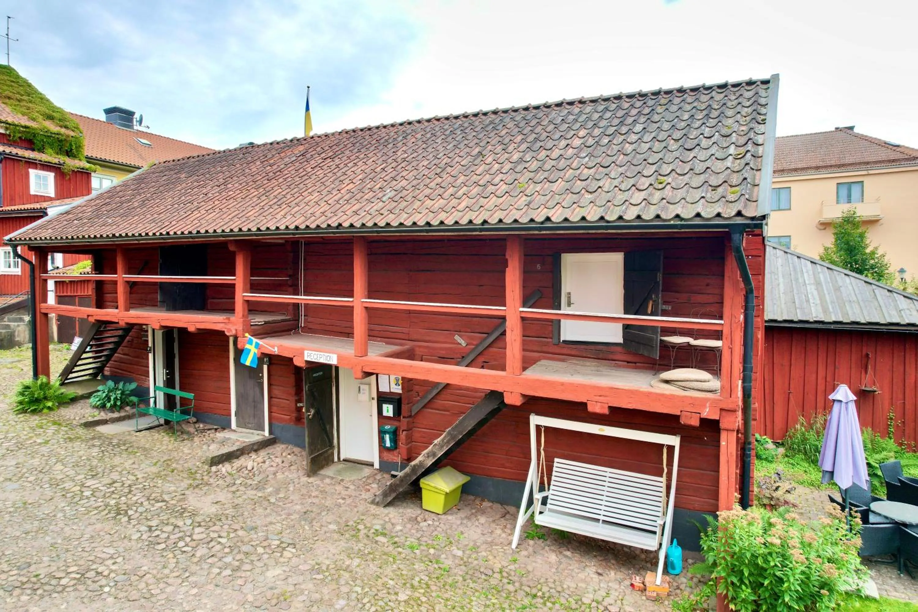 Property building in STF Hostel Mariestad